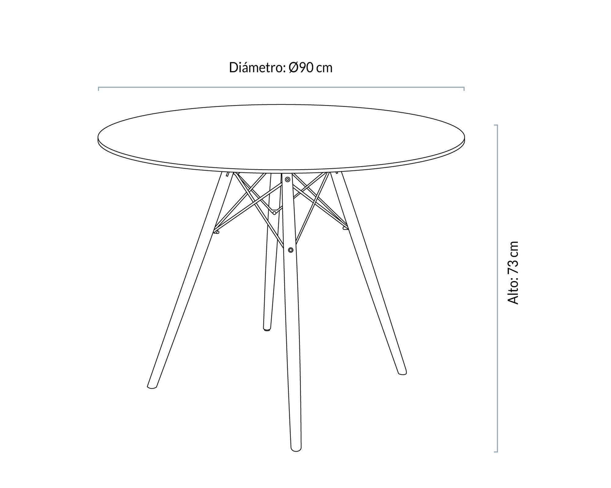 Mesa de comedor Tendar Blanco Form Design-2