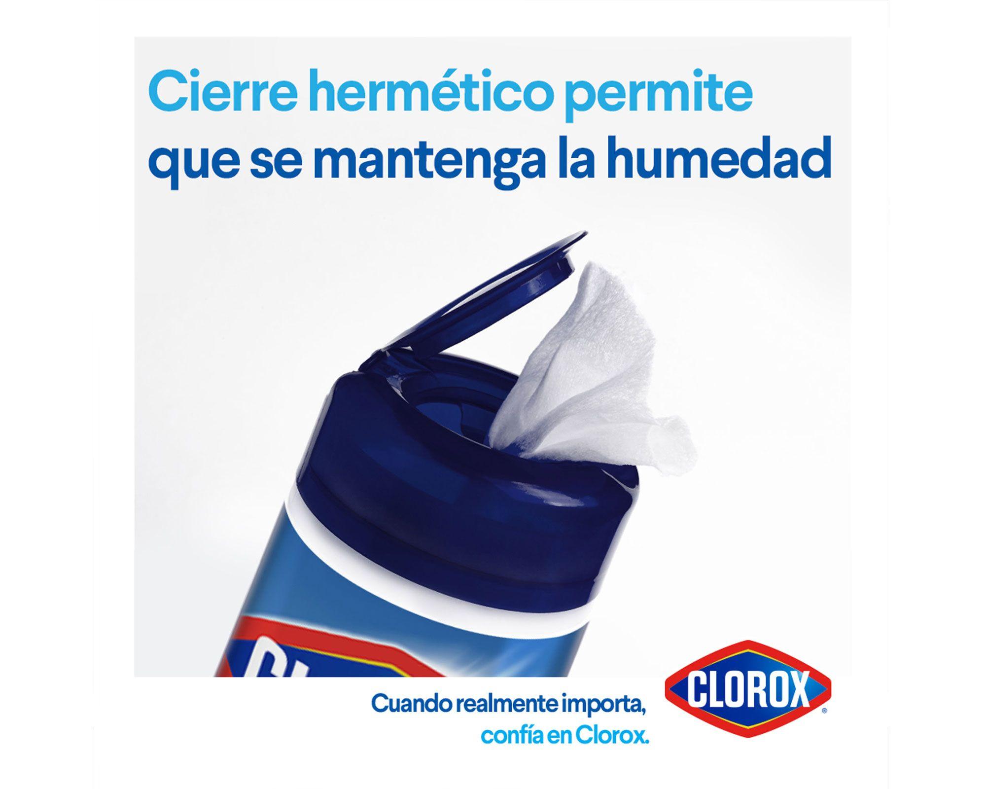 Toallas desinfectantes Fresh canister 30 unidades Clorox-2
