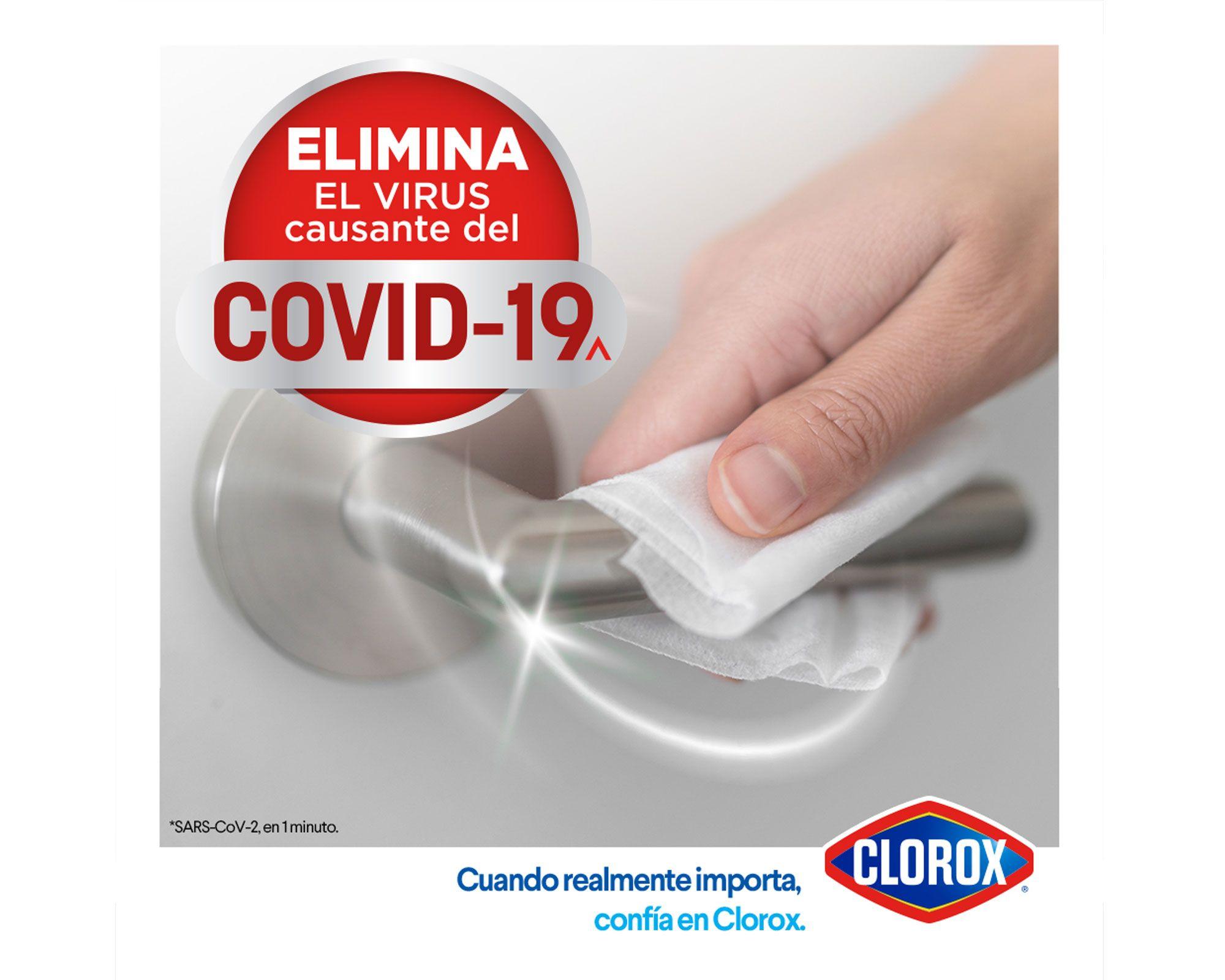 Toallas desinfectantes Fresh canister 30 unidades Clorox-3