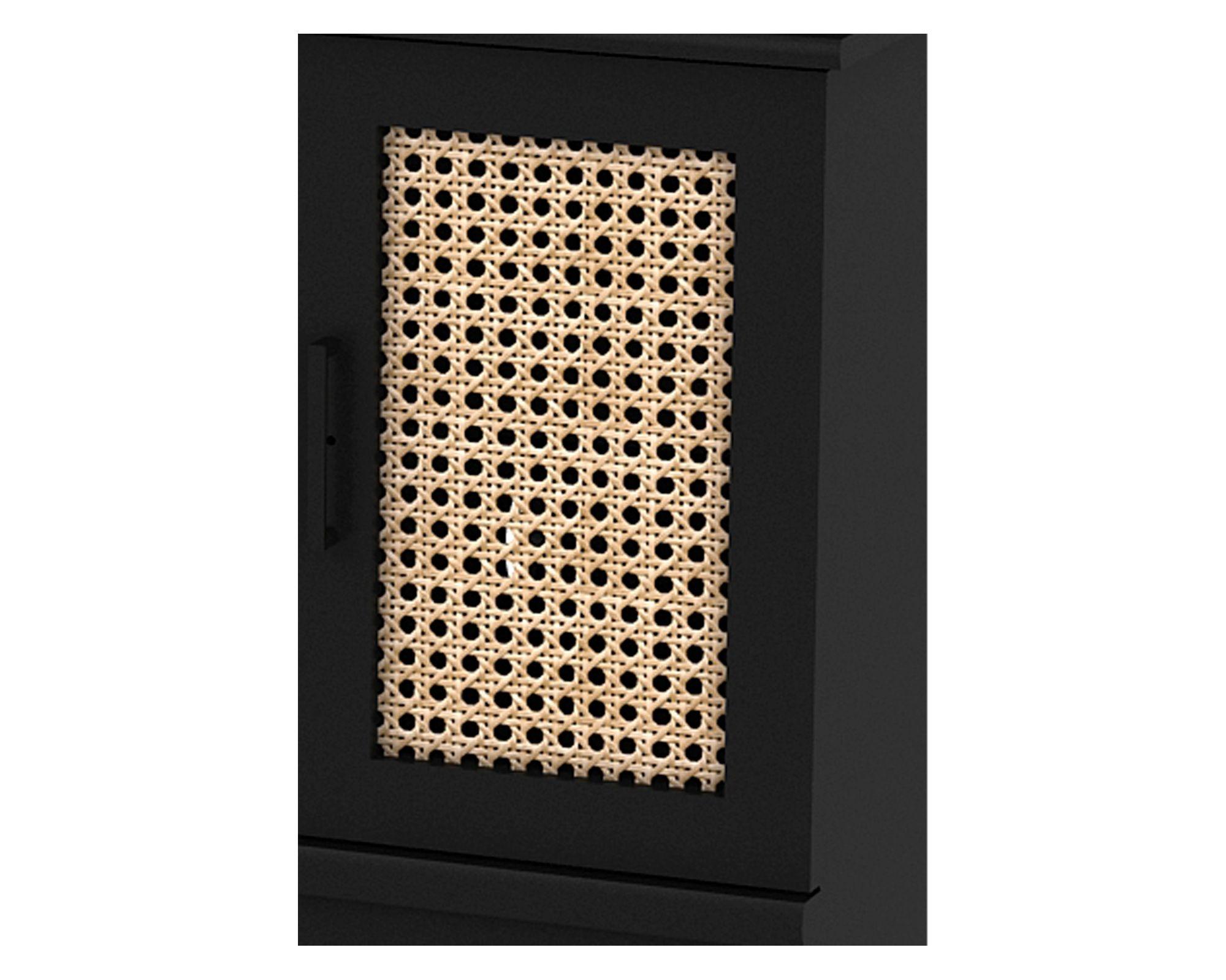 Estufa chimenea 1400W Junquillo negro-2