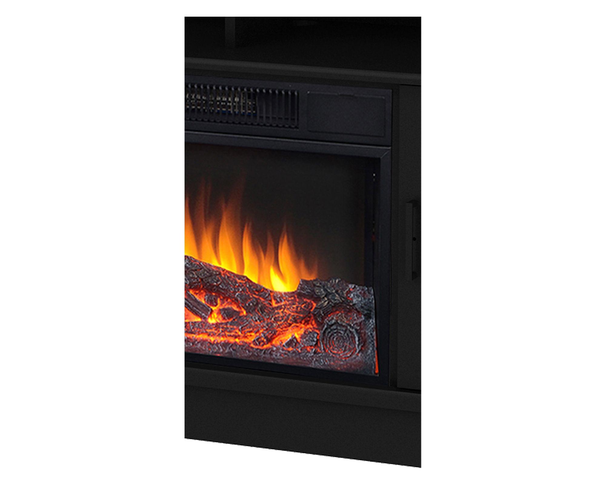 Estufa chimenea 1400W Junquillo negro-3