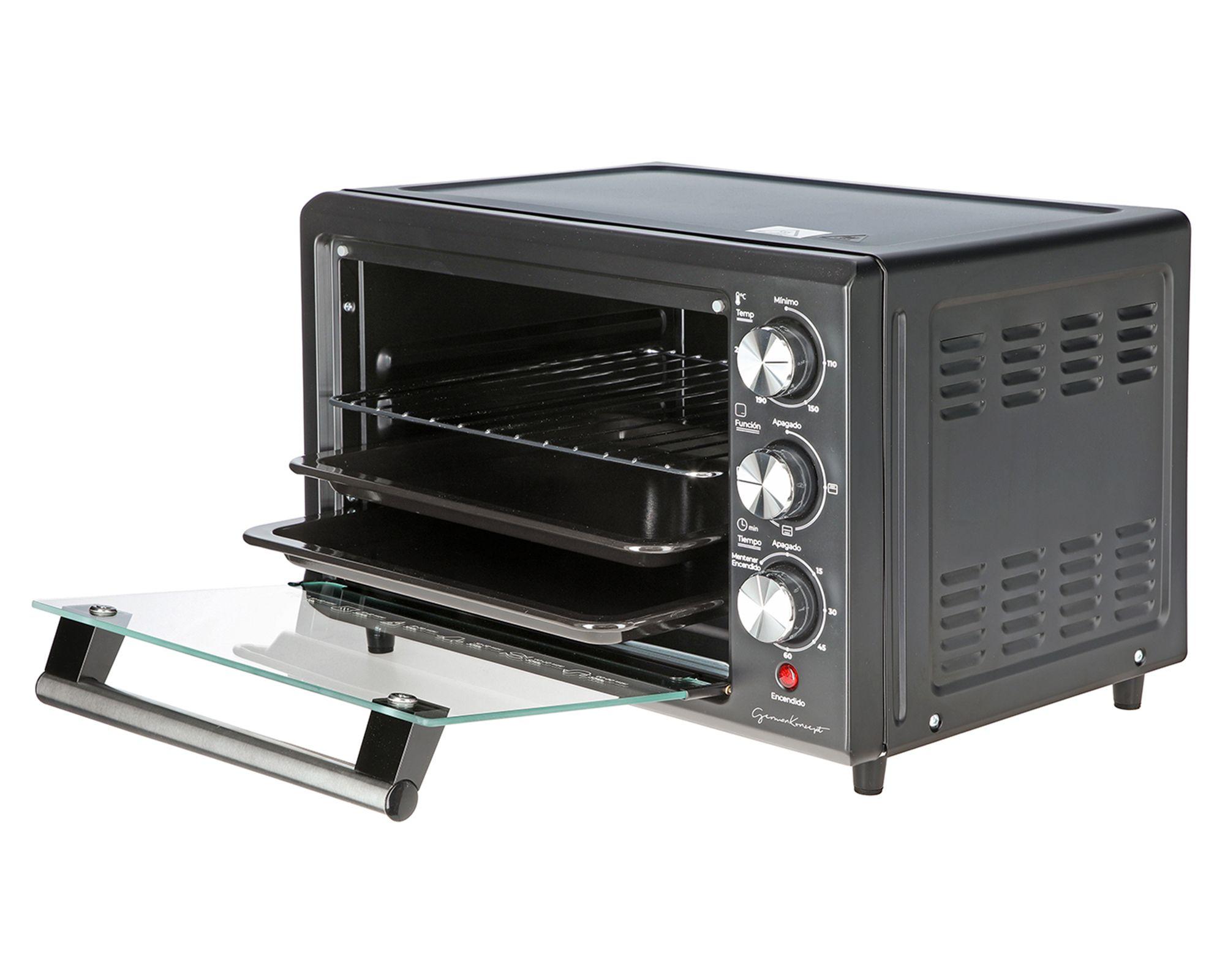 Horno eléctrico UT-BACKOFEN PRO-B negro 25 litros-4