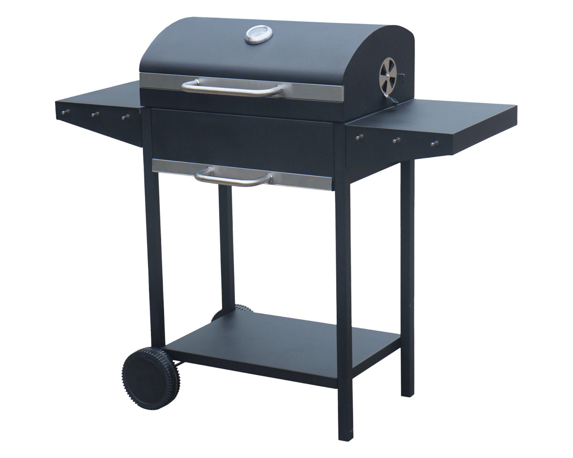 Parrilla a carbón Oklahoma negro-9