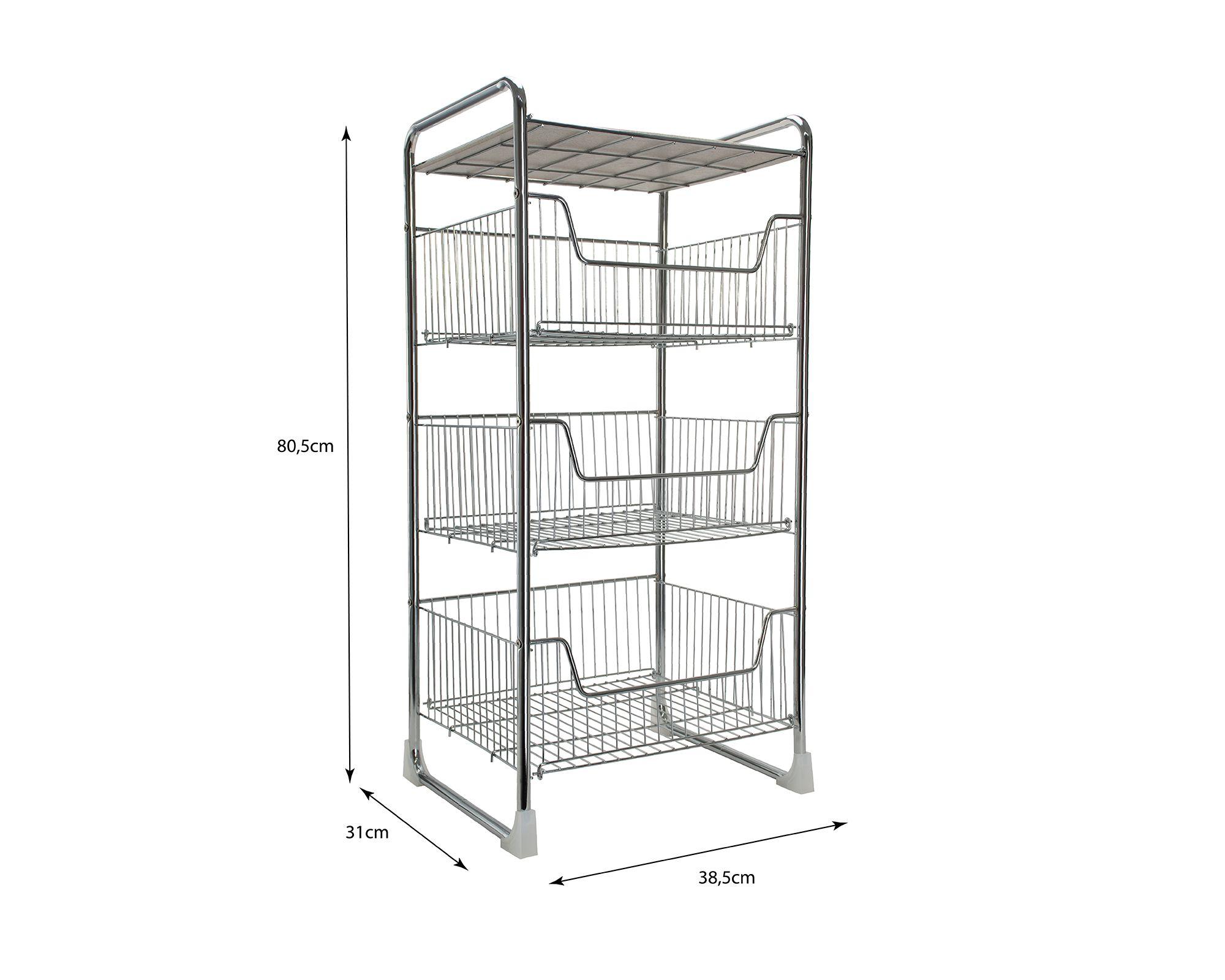 Organizador fruta Green 80.5x38.5x31 cm-3