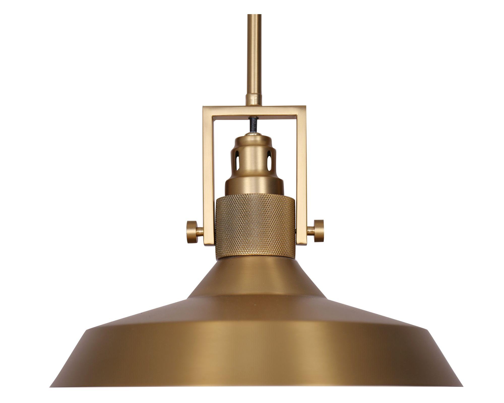 Lámpara colgar 1L E27 Retro gold-2