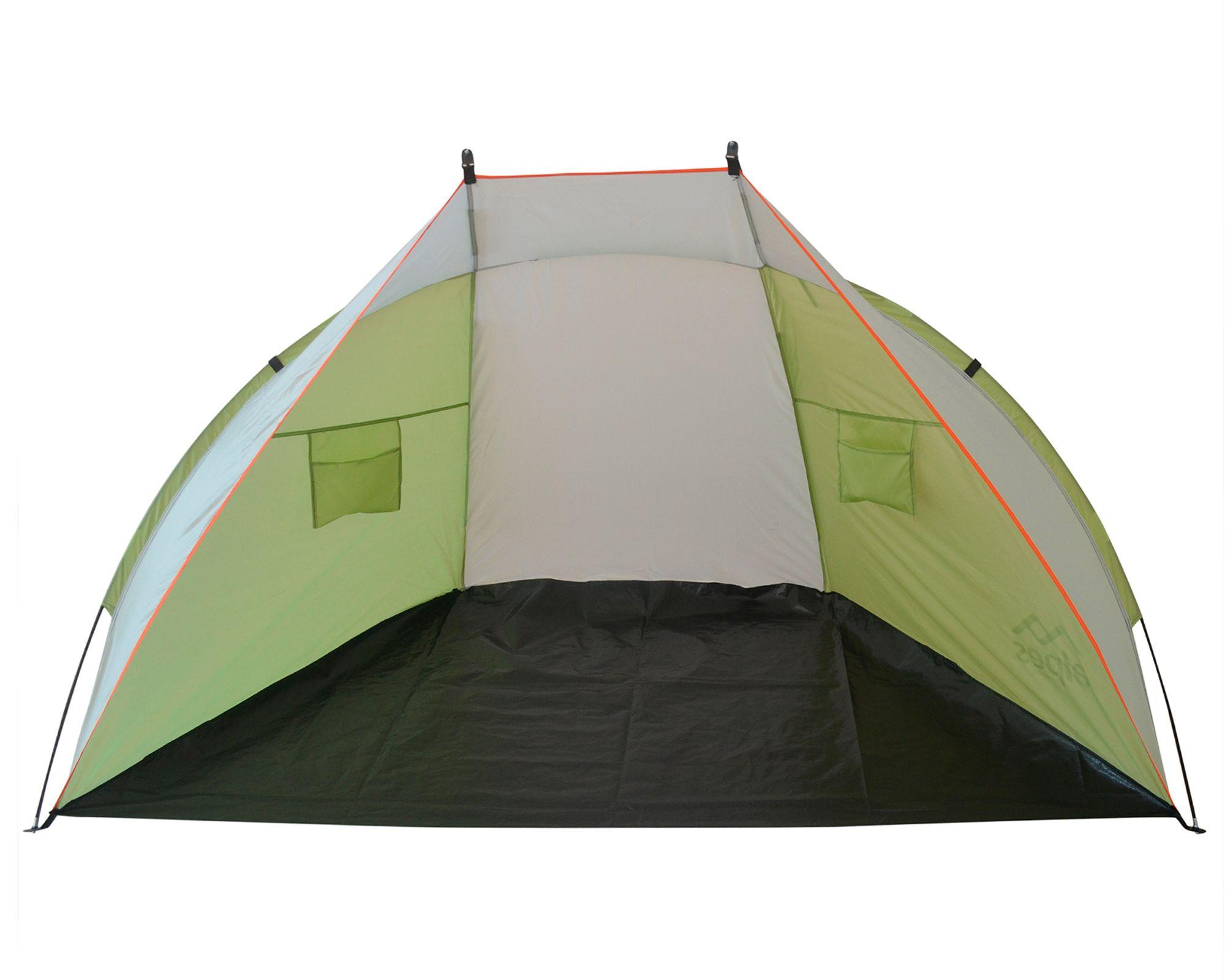Carpa playa Ipanema 120x220x120 cm 2 personas verde-0