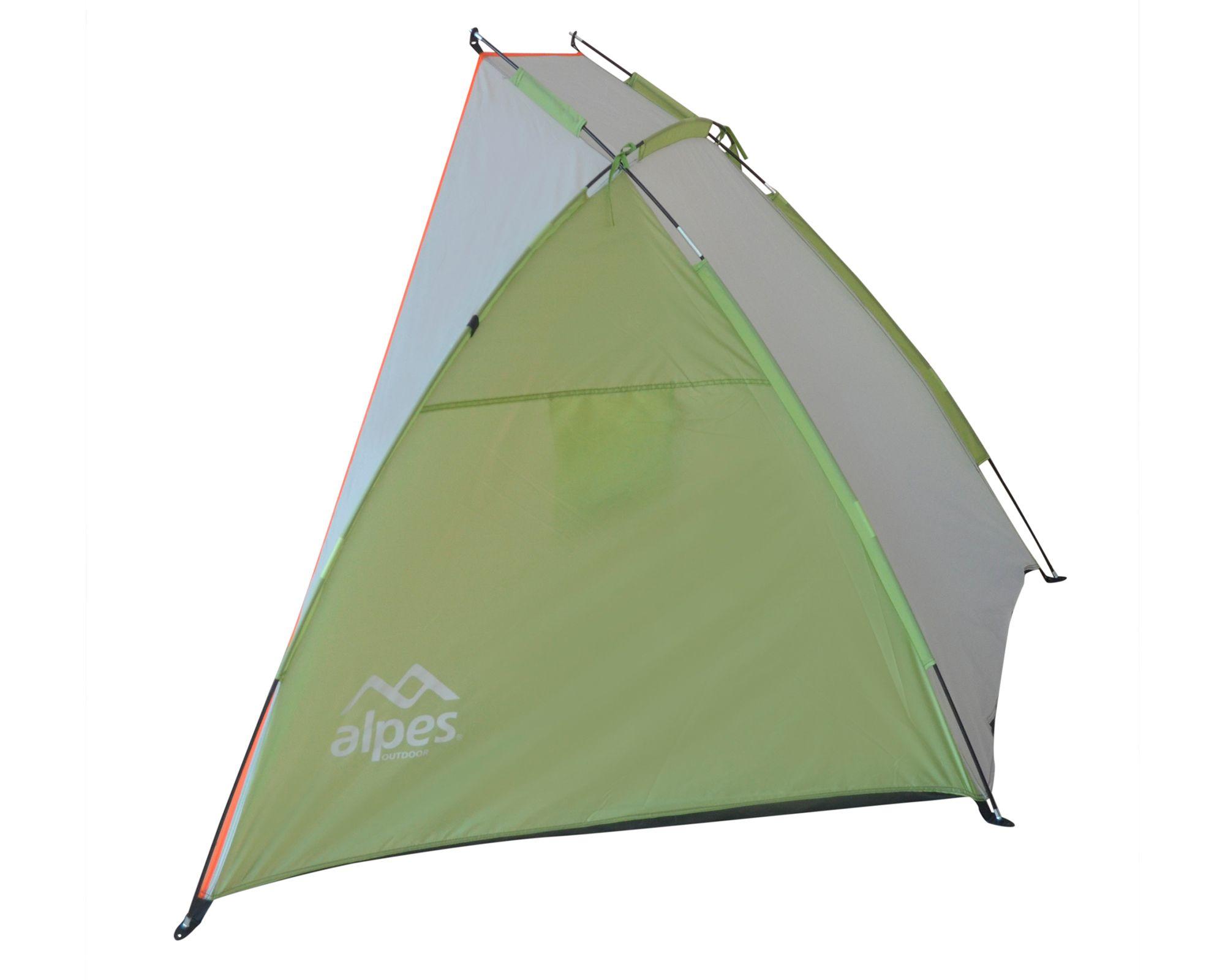 Carpa playa Ipanema 120x220x120 cm 2 personas verde-2
