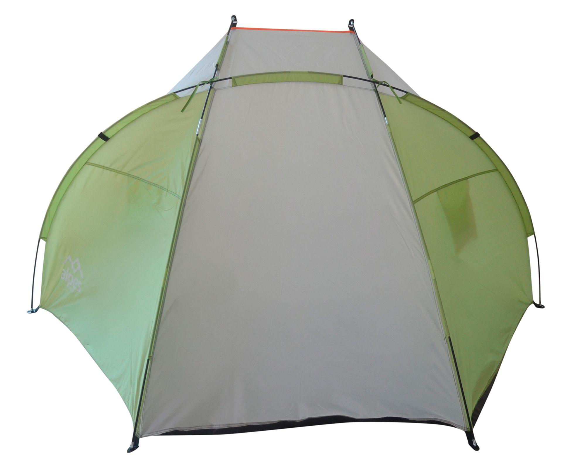 Carpa playa Ipanema 120x220x120 cm 2 personas verde-3