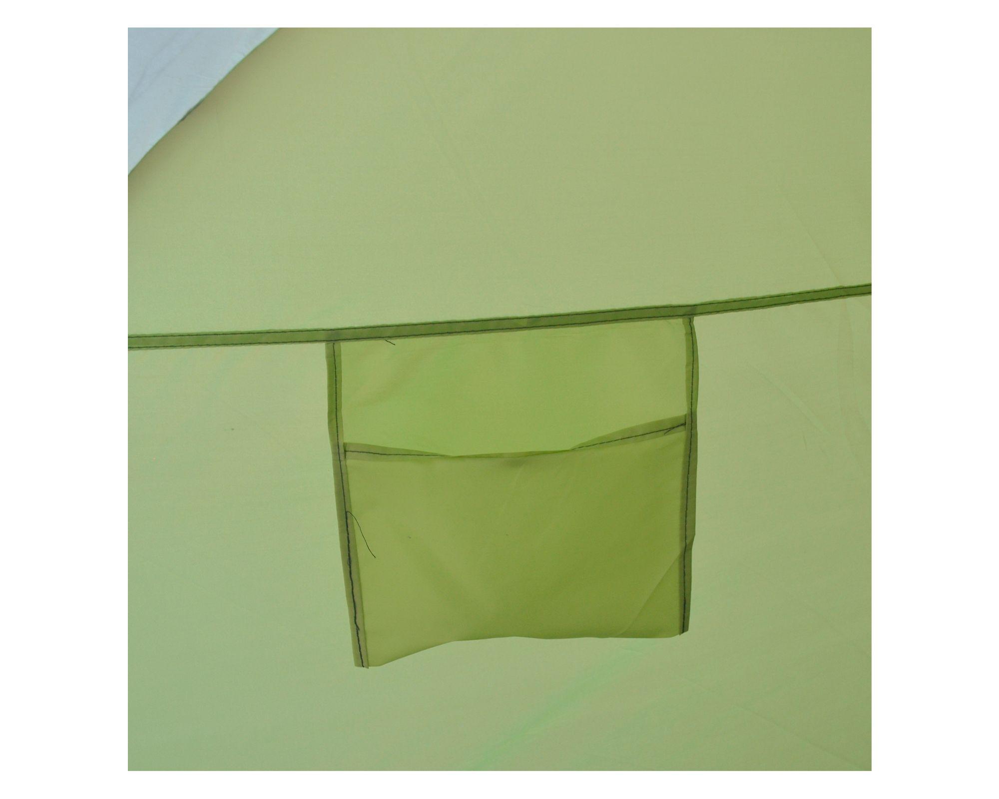 Carpa playa Ipanema 120x220x120 cm 2 personas verde-4