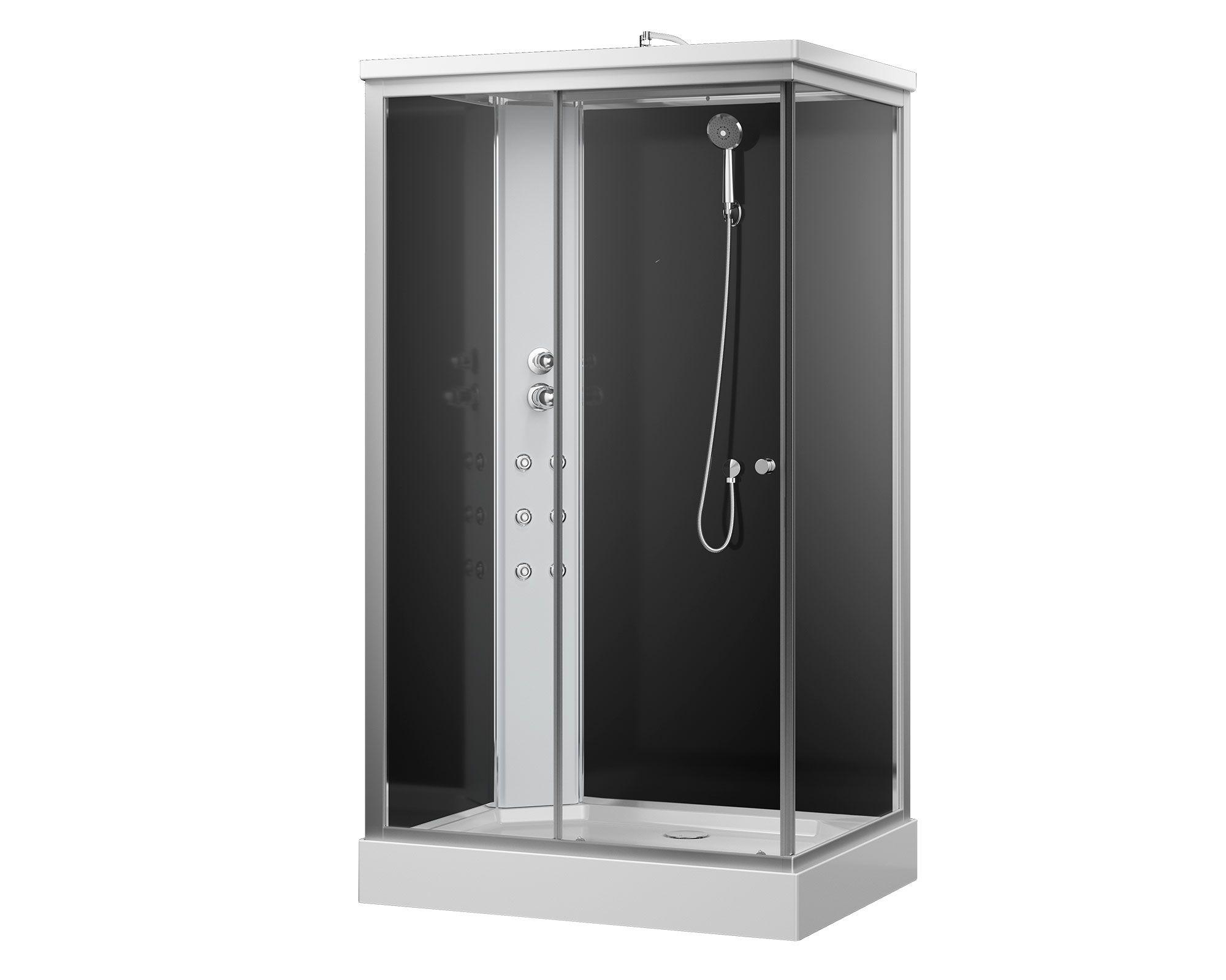 Cabina ducha recta 6 Jets 213x120x90 cm-4