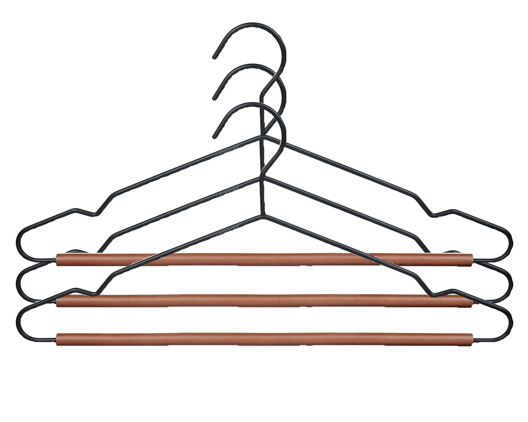 Colgador metal/madera 3 piezas-3