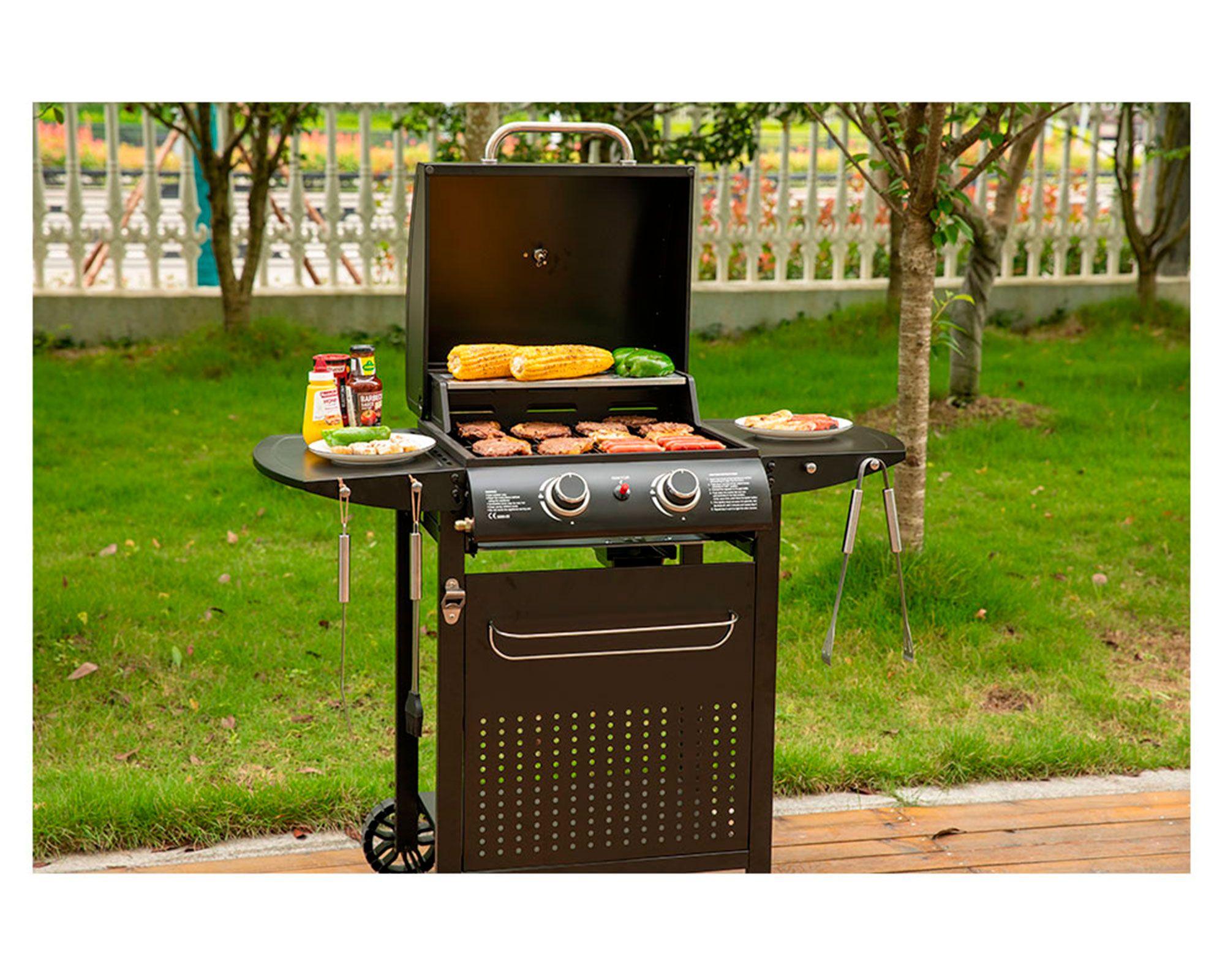 Parrilla a gas 2 quemadores New Toltén-9