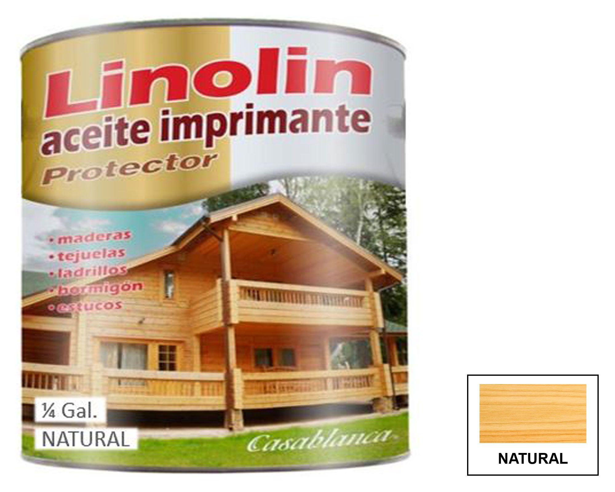 Aceite imprimante 1/4 galón café claro brillante Dynal-0