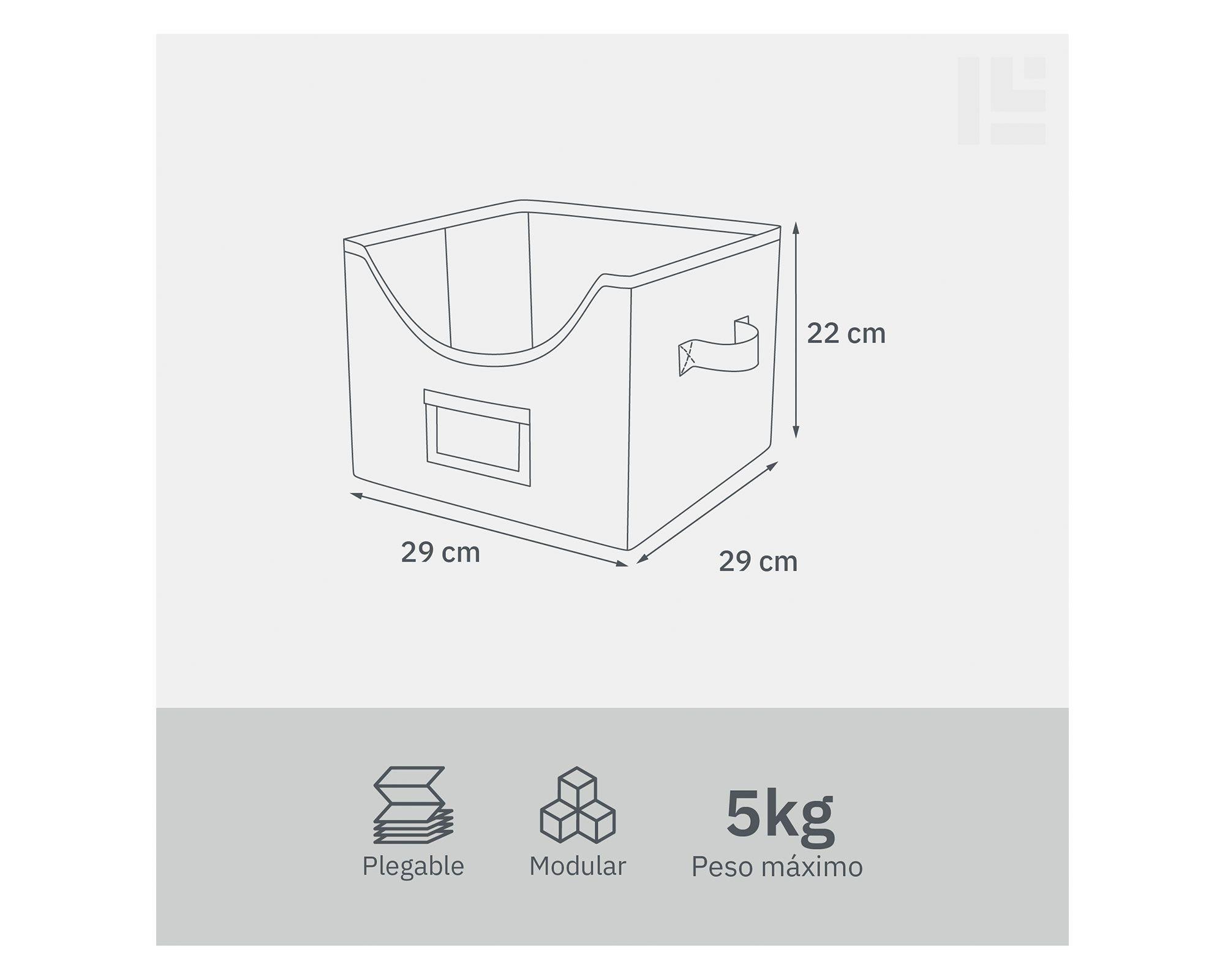 Cubo plegable con asas-2