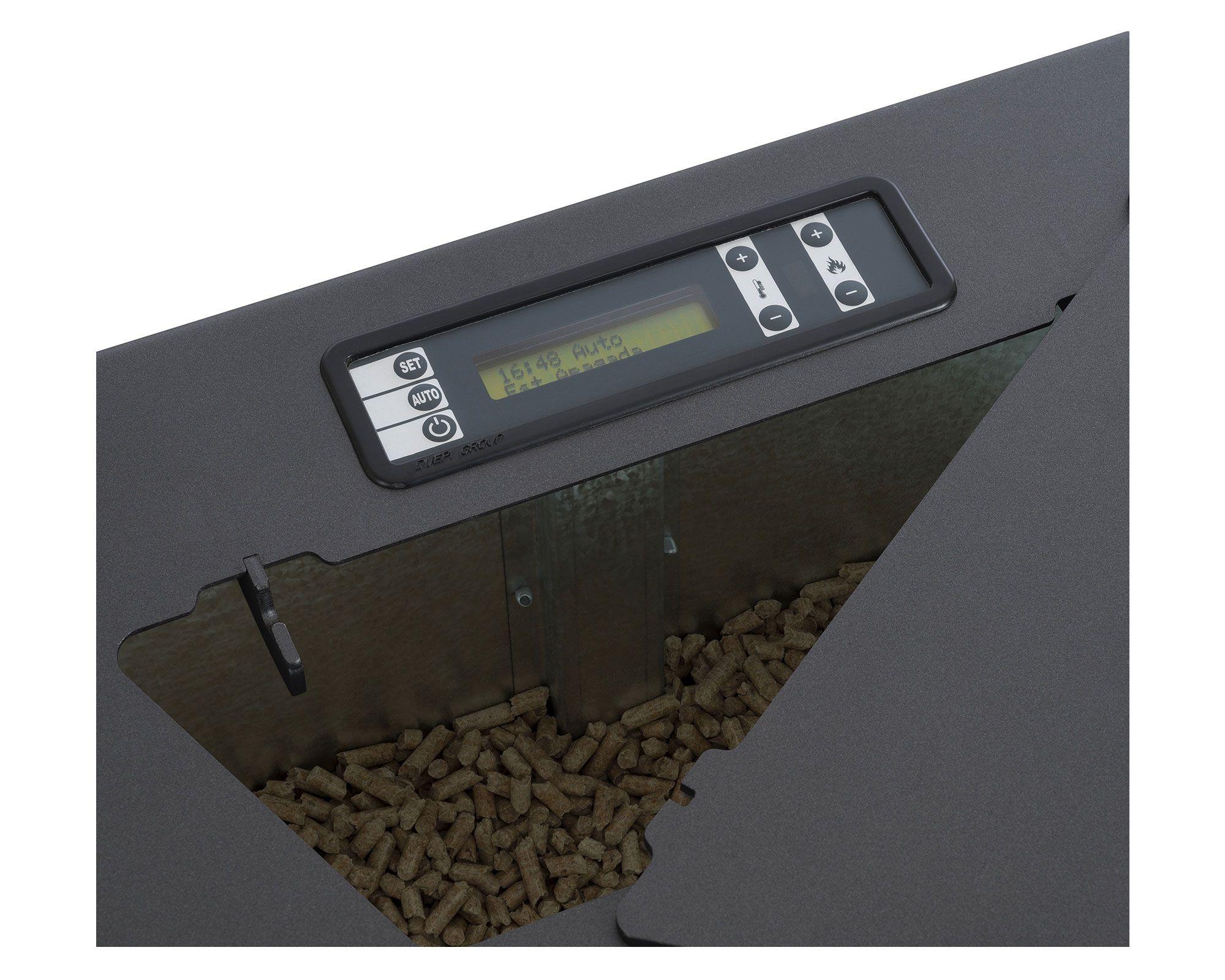 Estufa a pellet 9400W Italy 8100 plus blanco Amesti-1