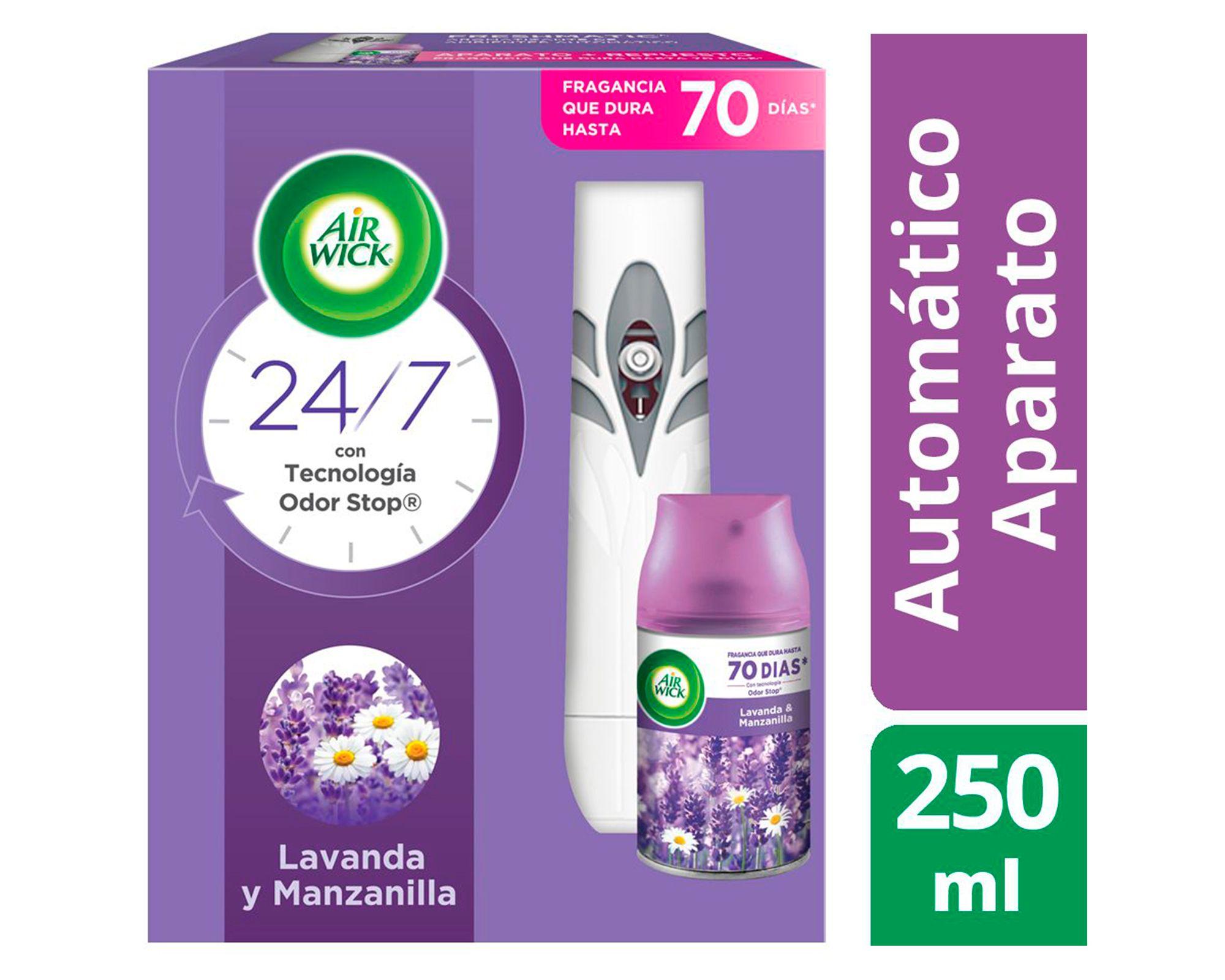 Aromatizador automático + recarga 250 ml lavanda Air wick.-0