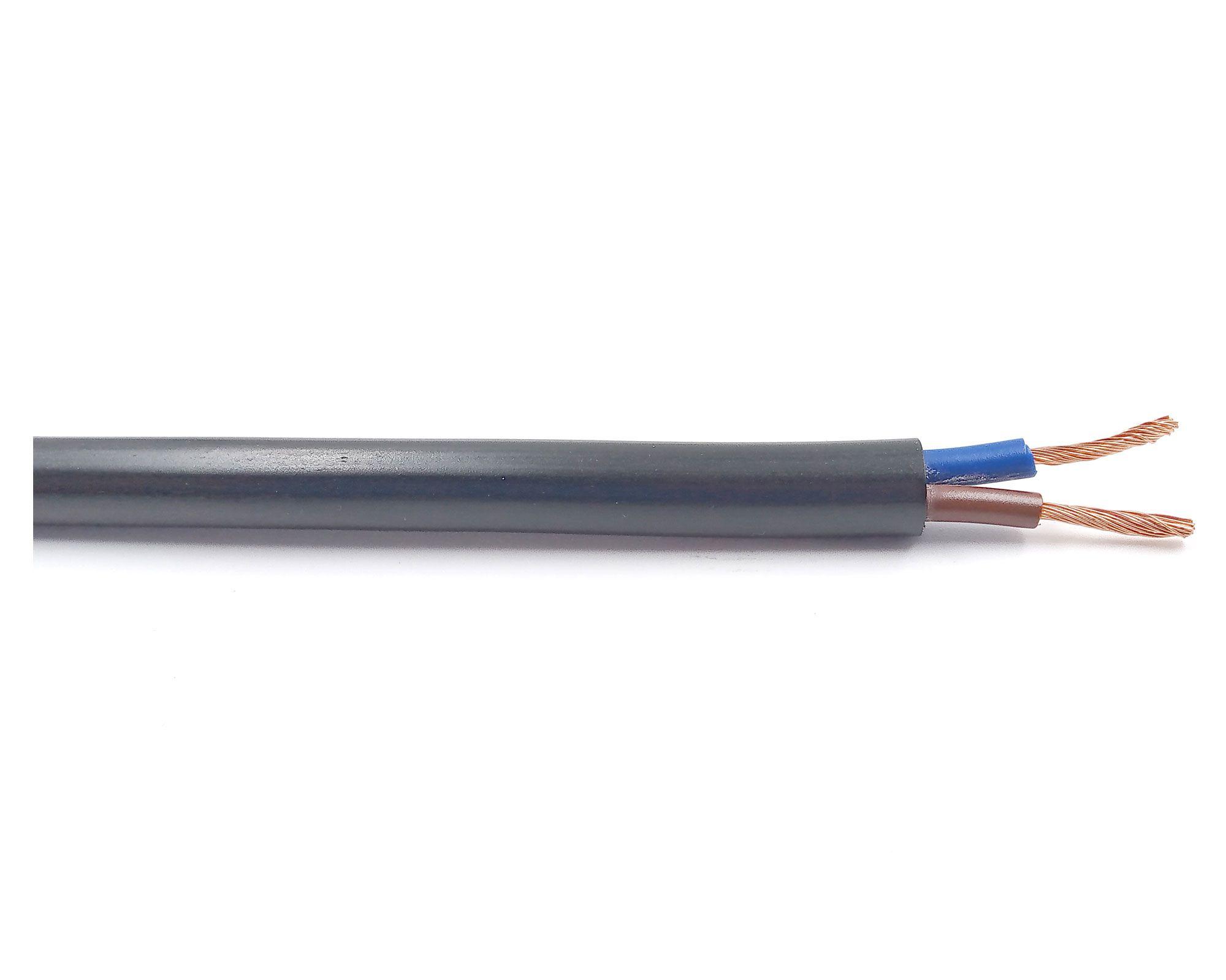 Cordón H05 2x1.5 mm 1 m negro Electromex-0