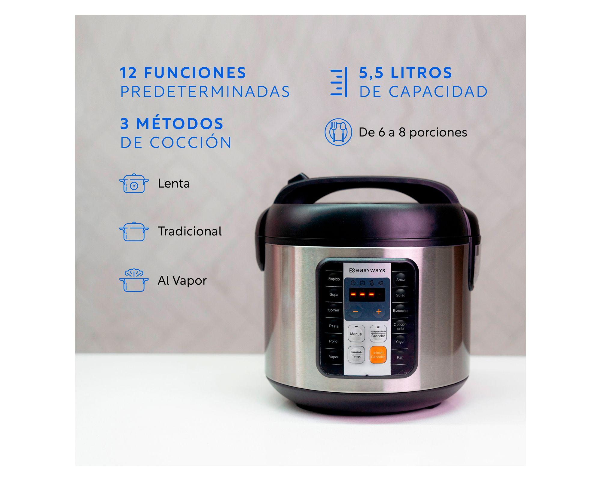 Olla cocción MultiCooker Pro 5.5 lt-2