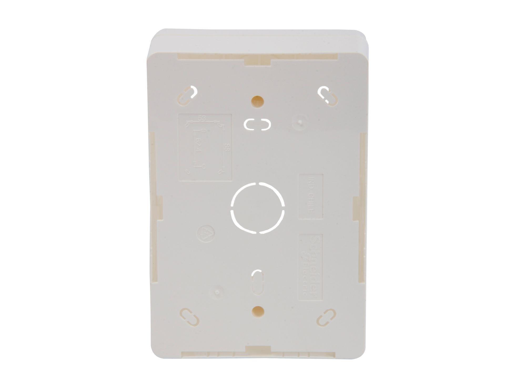 Caja derivación Chuqui 2 cuerpos blanco Schneider-2