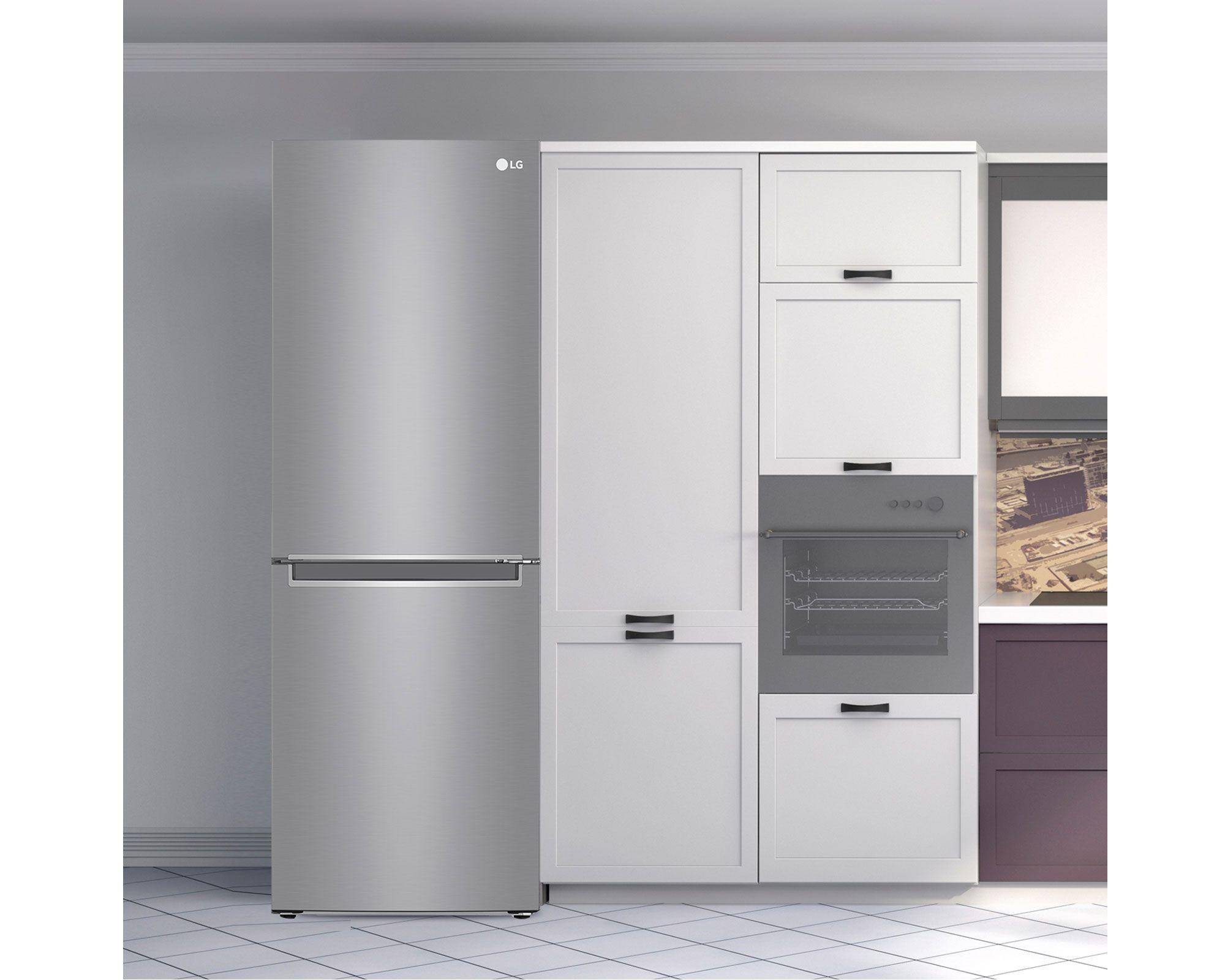 Refrigerador no frost 306 litros LB33MPP silver LG-7