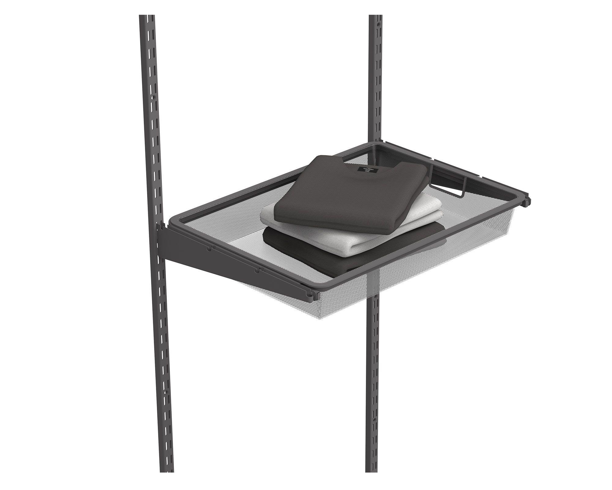 Canasto Malla grafito 8.5x59x42.7 cm-6