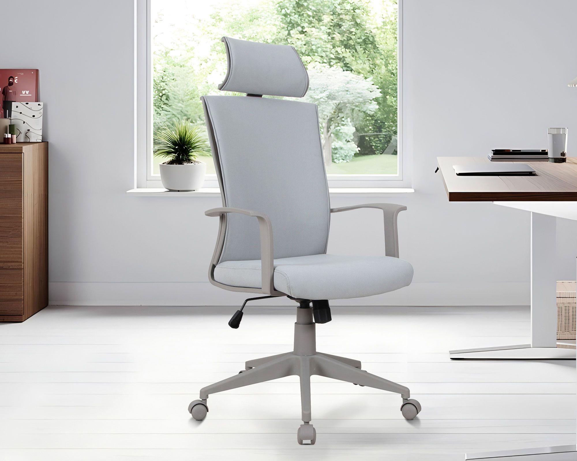 Silla ejecutiva Emma gris-4