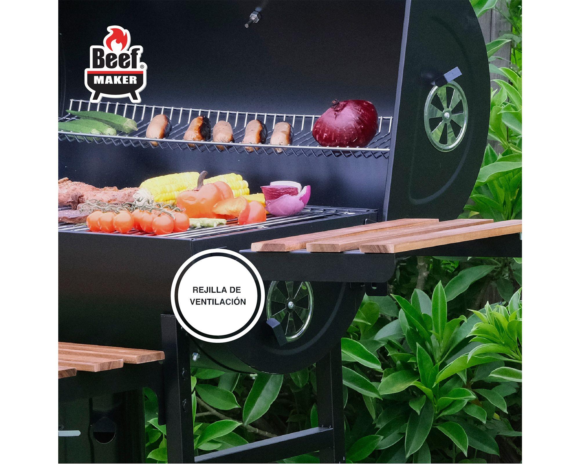 Parrilla a carbón Montana negro-6