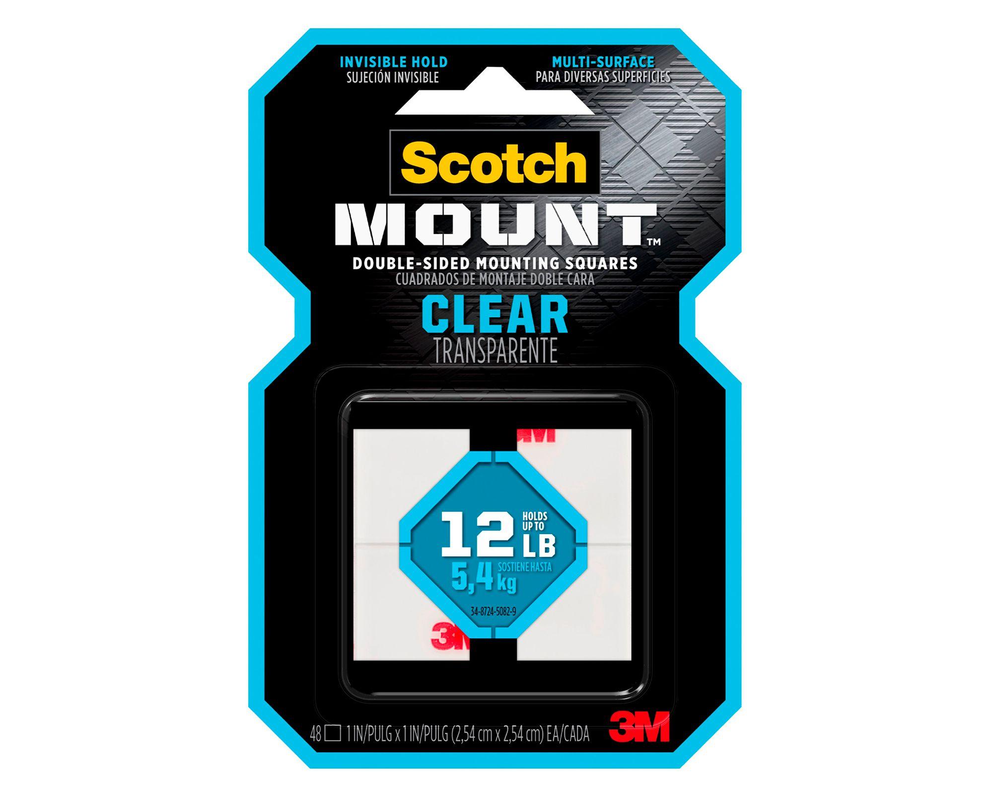 Cuadro montaje doble faz Transparente 2.54x2.54 cm 48 un.-0
