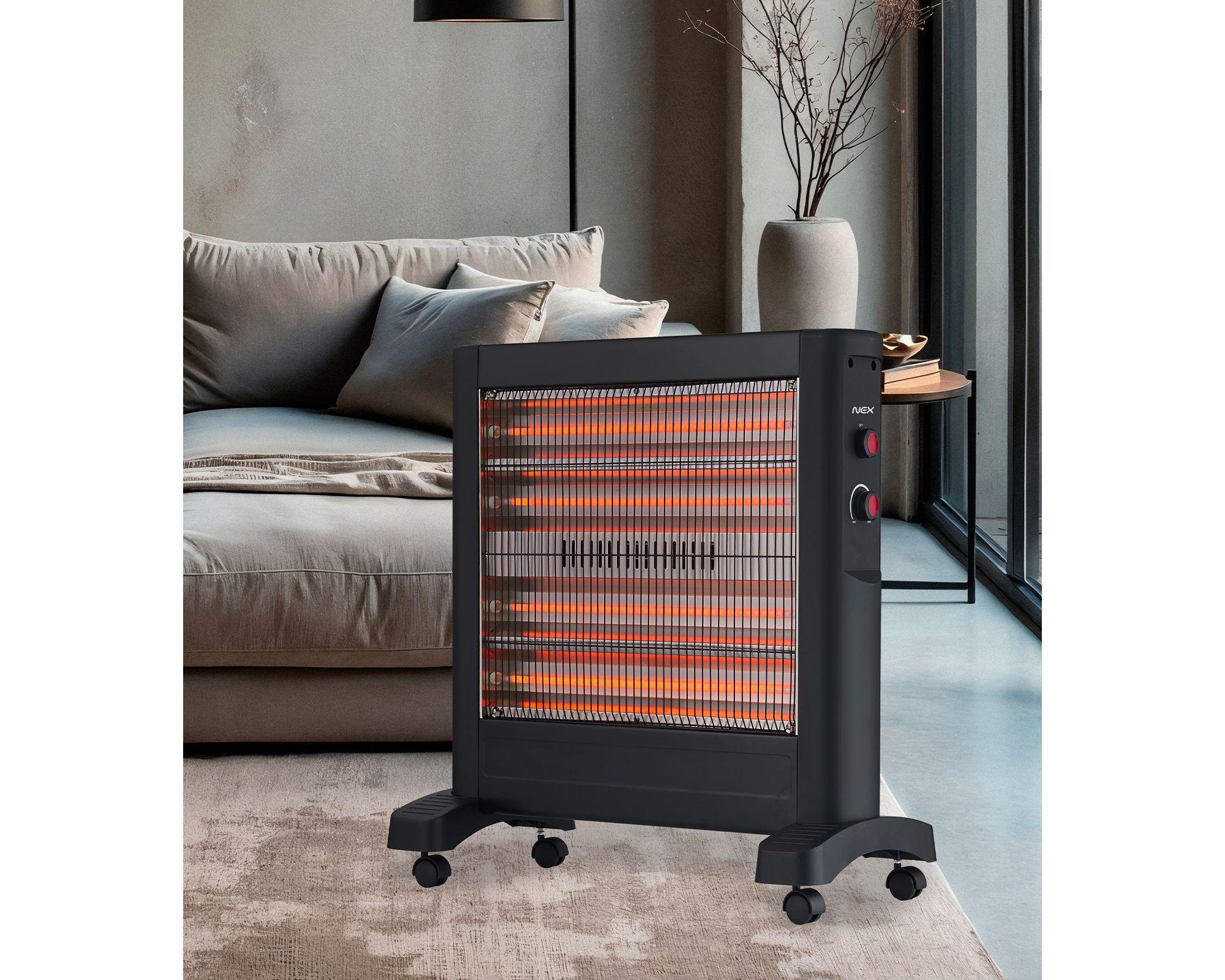 Estufa cuarzo EQ004OI20 2300W negro-3