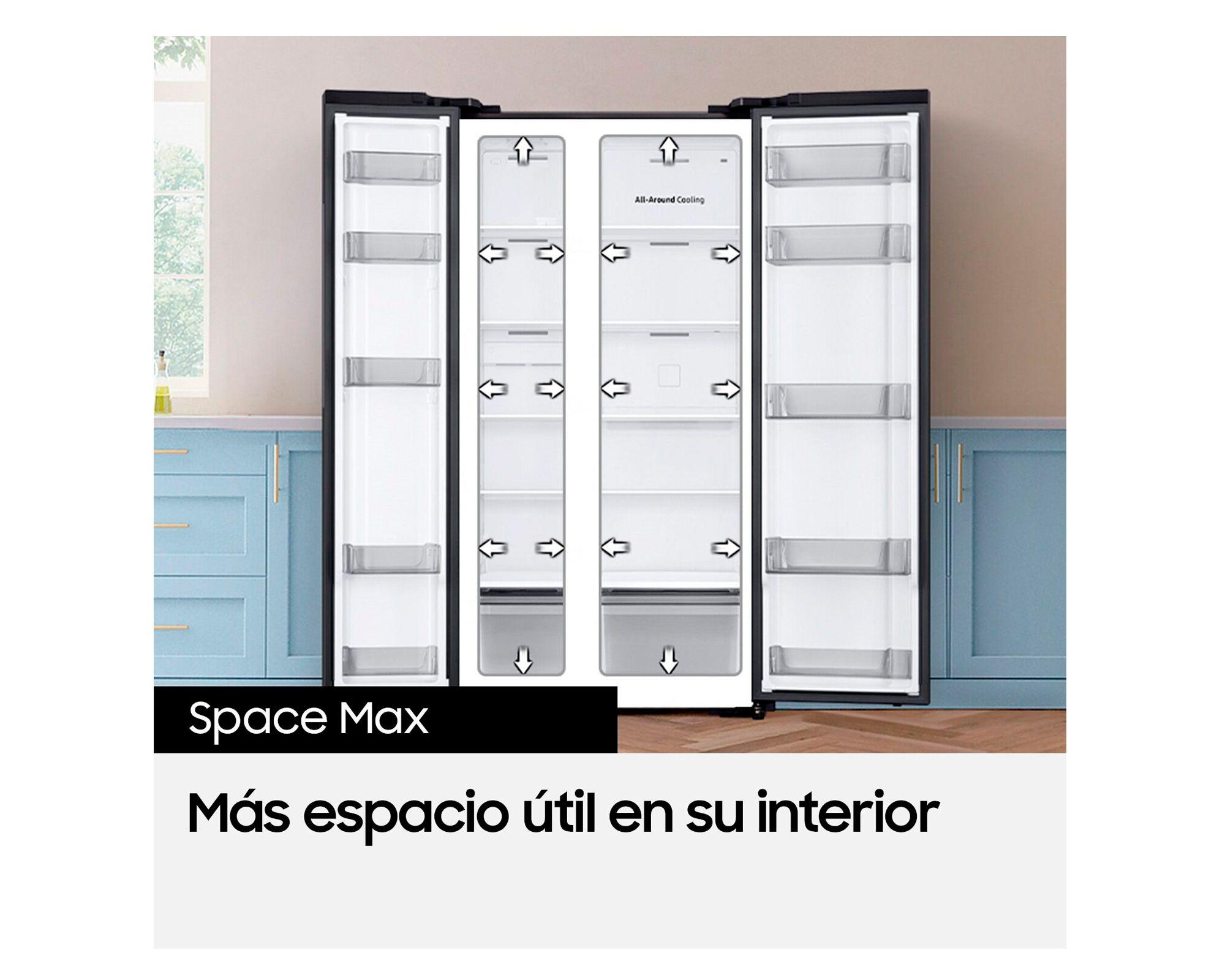 Refrigerador Side by Side 564 lt gris-3