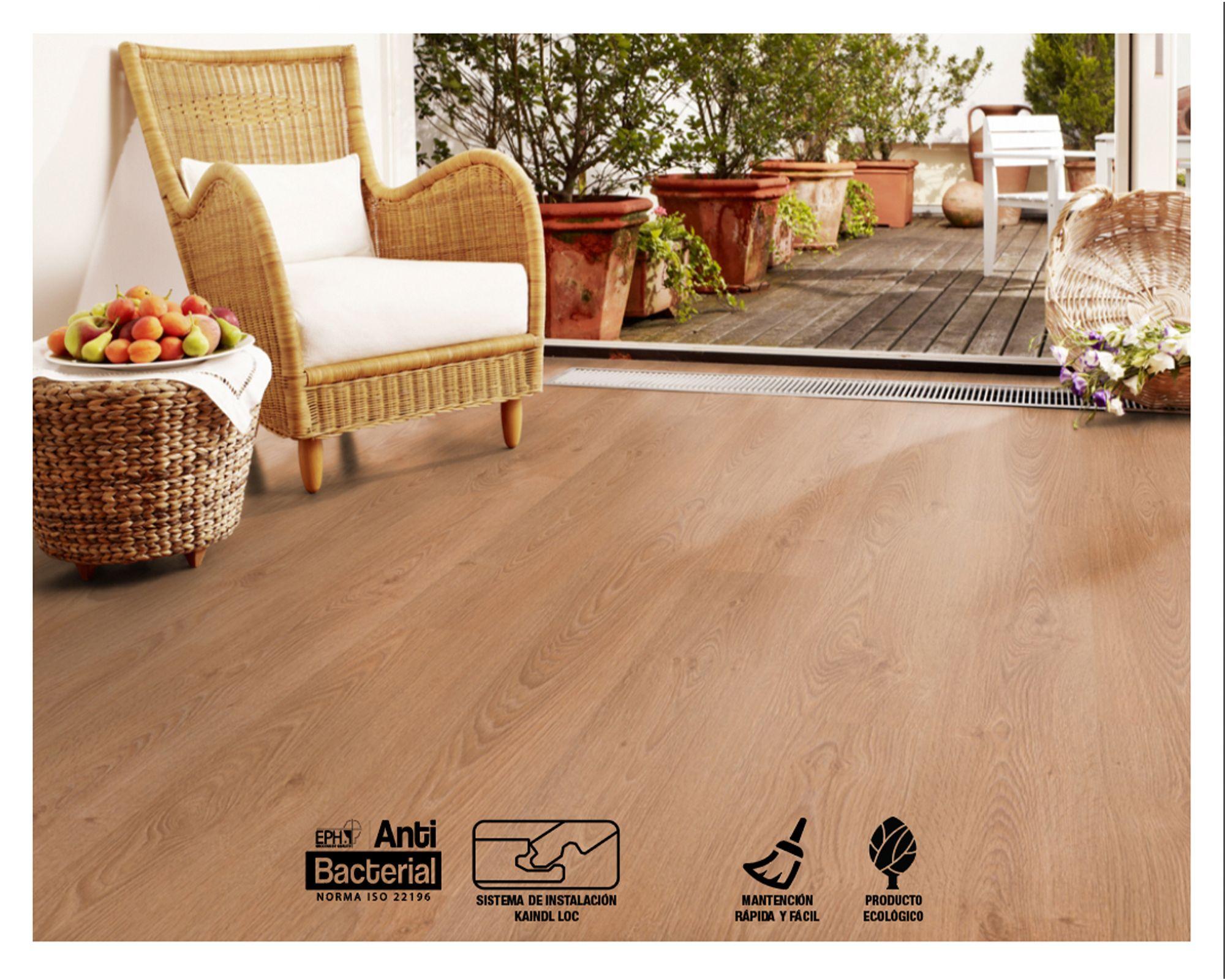 Piso flotante Classic Touch oak pleno 8 mm 2.40 m2-4