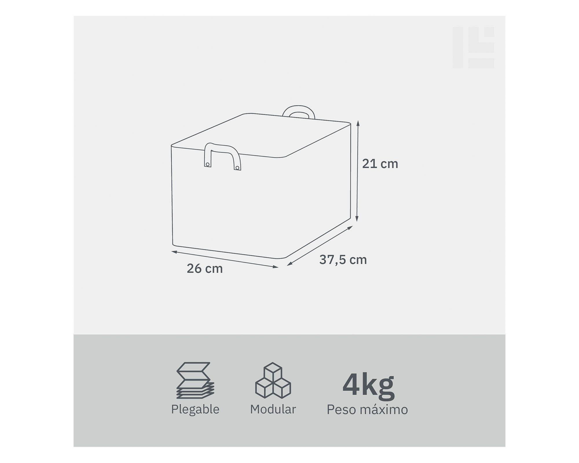 Canasto con asa crudo 21x26x37.5 cm-2