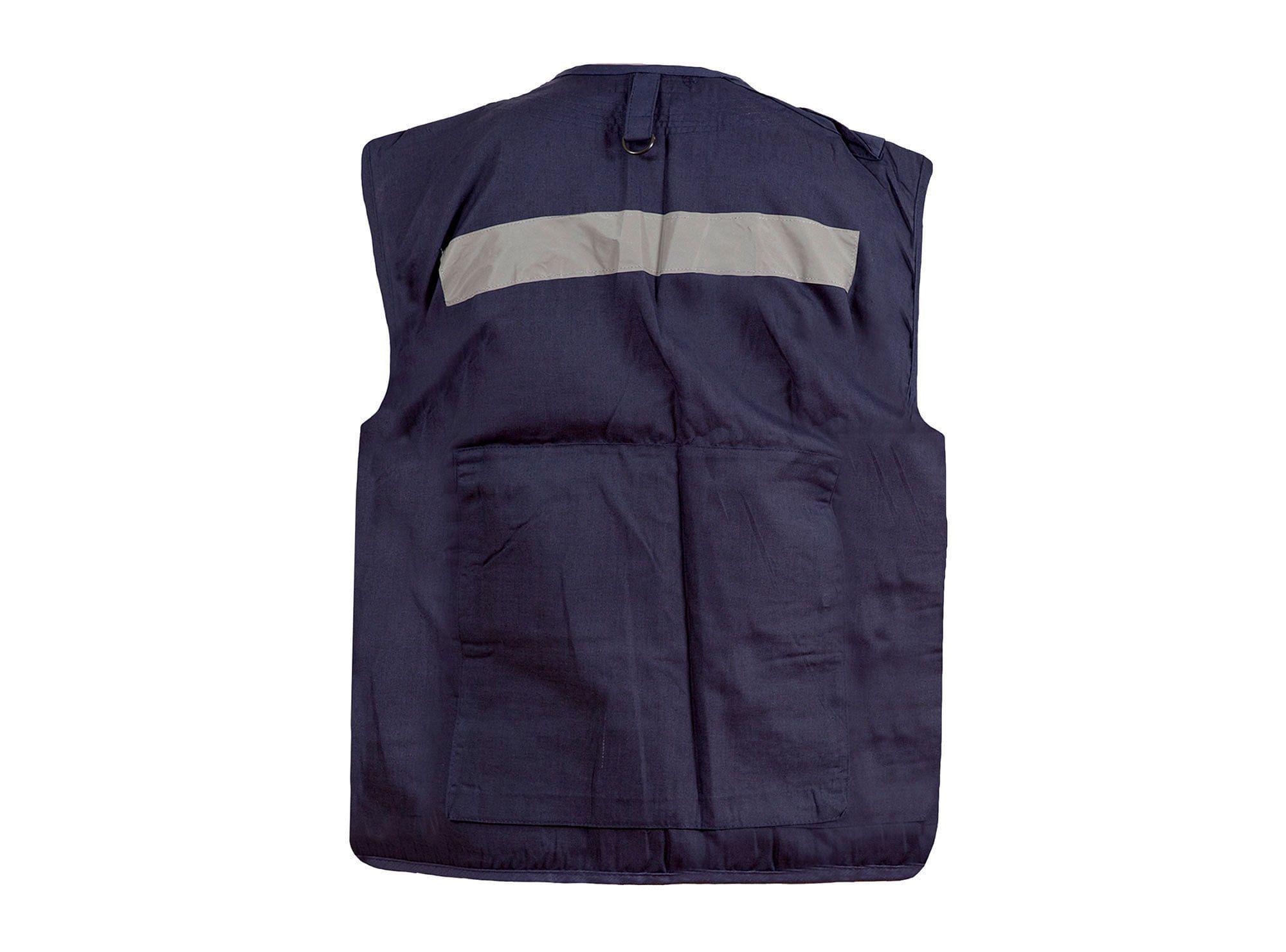 Chaleco geólogo poplin azul RFX-1