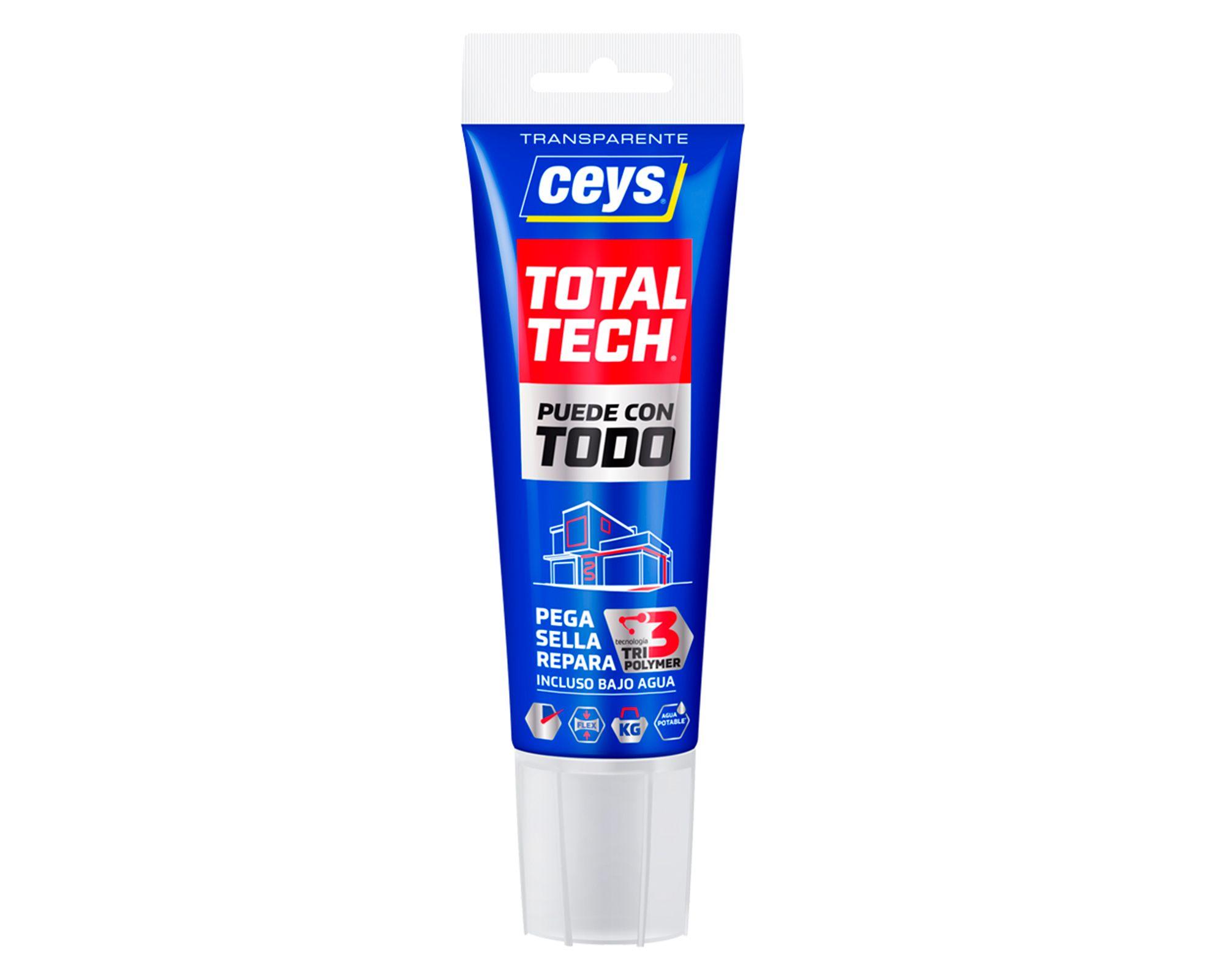 Adhesivo sellador 125 ml Total Tech transparente Ceys-0