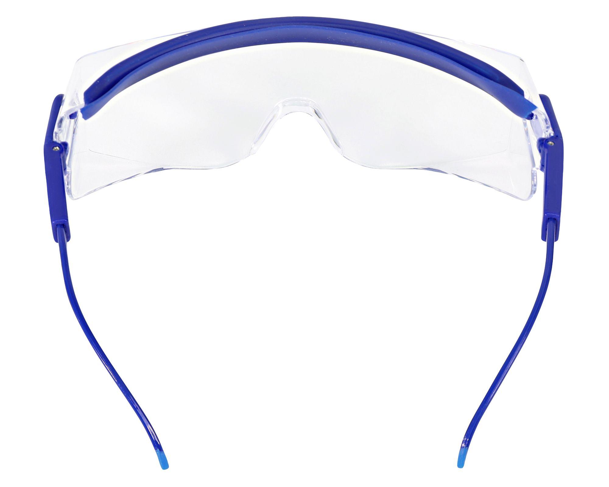 Antiparras policarbonato Top Gun transparente/azul-2