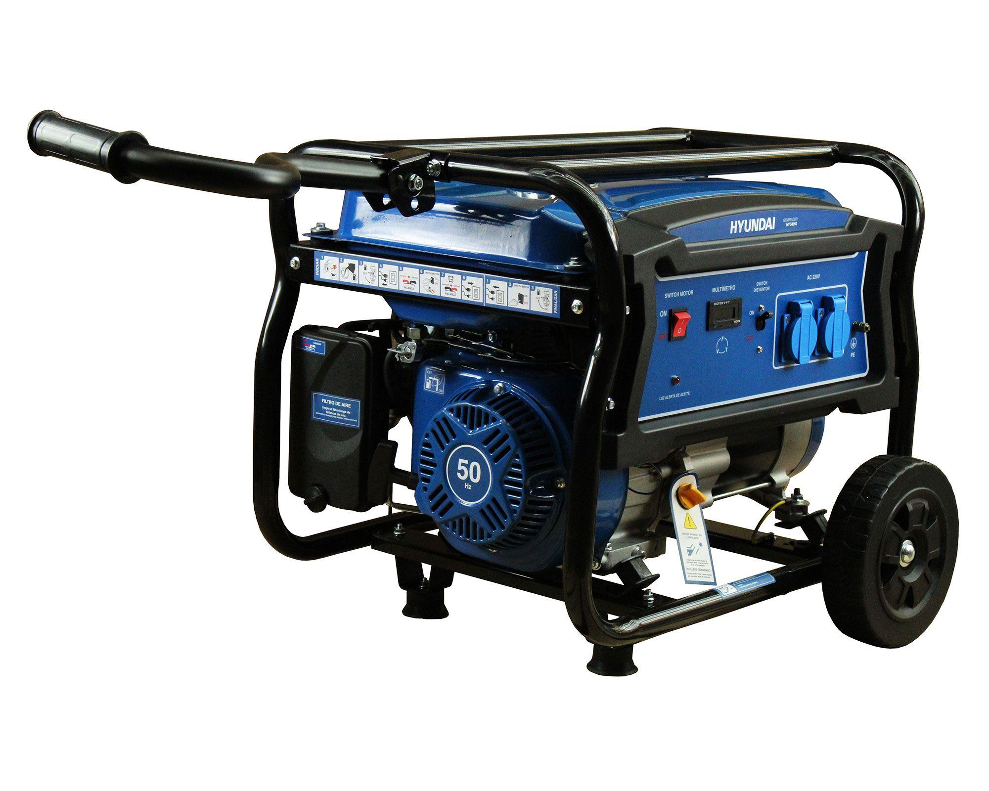 Generador a gasolina manual 2800W 15 lt 82HYG4050 Hyundai-1