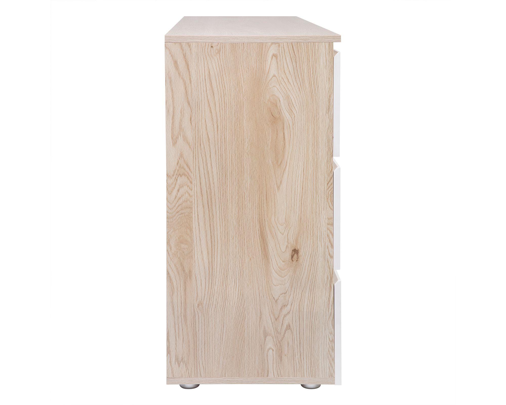 Cómoda Mallorca madera/blanco 6 cajones-3