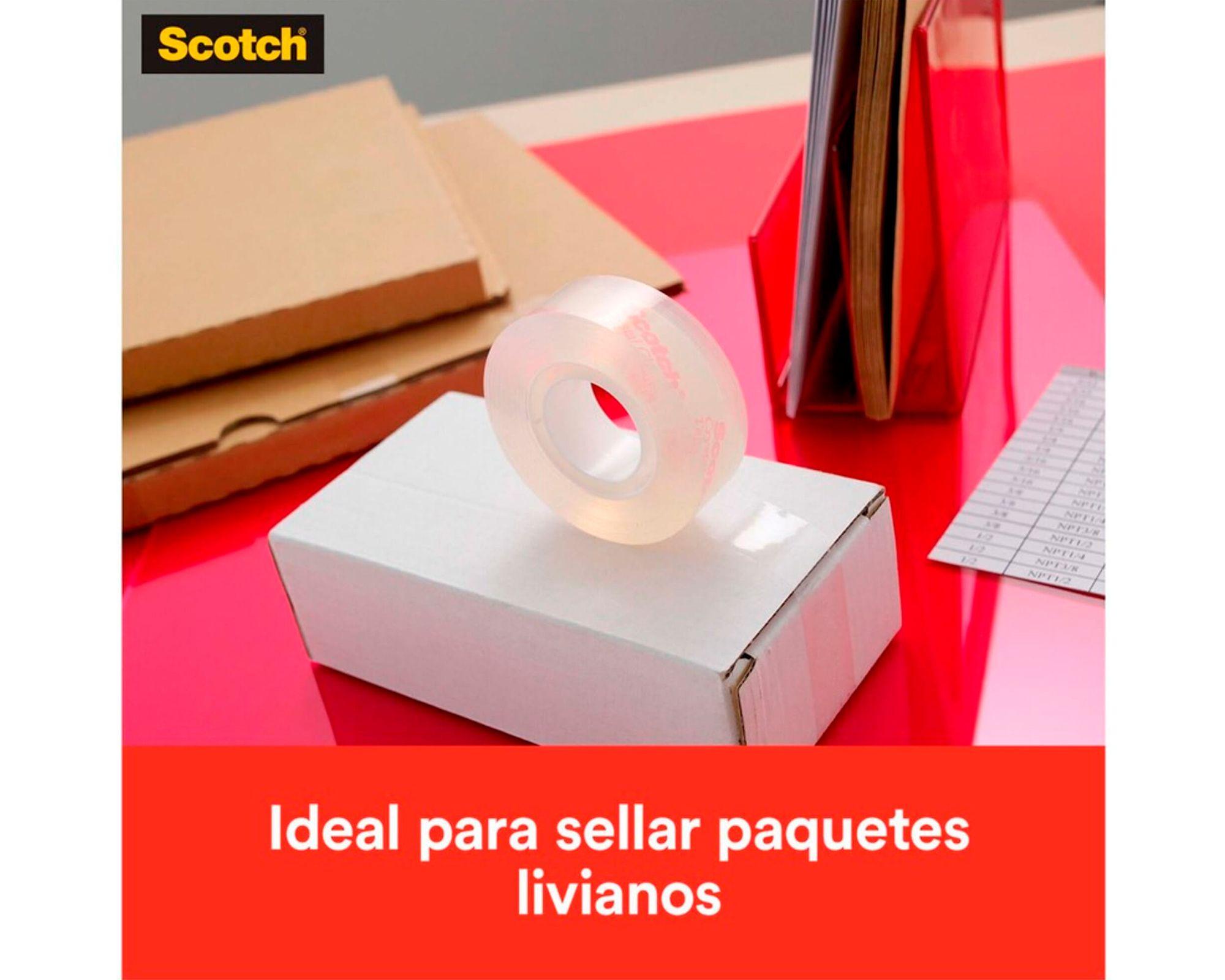 Cinta cristal 19 mm 20 m + dispensador scotch-2