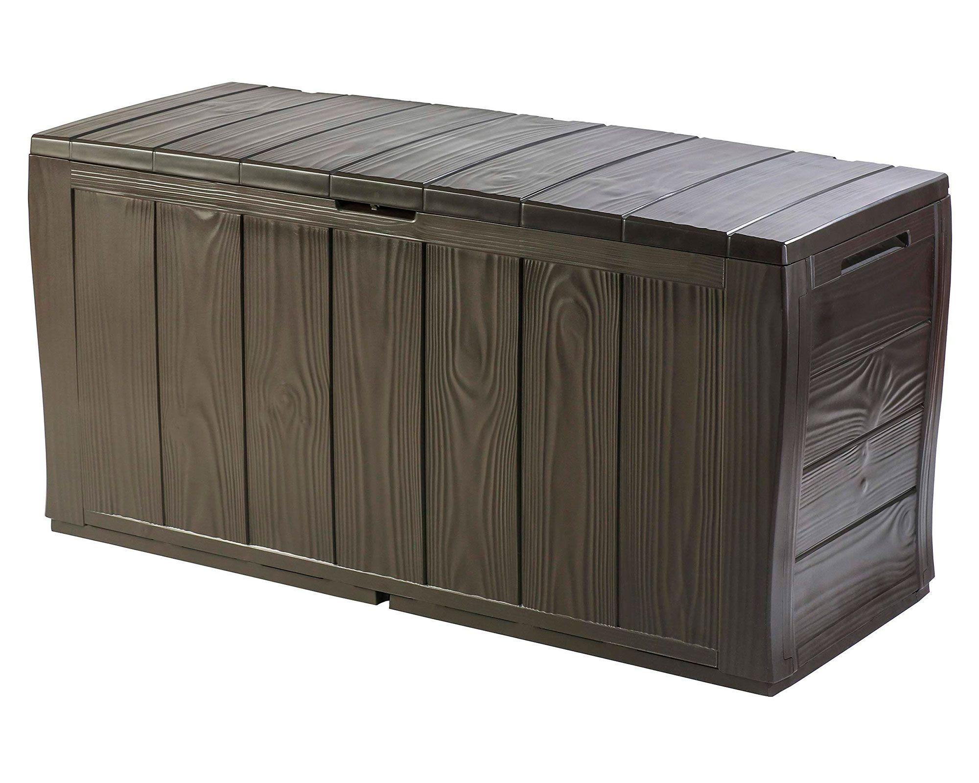 Baúl Sherwood marrón 57x117x45 cm-0