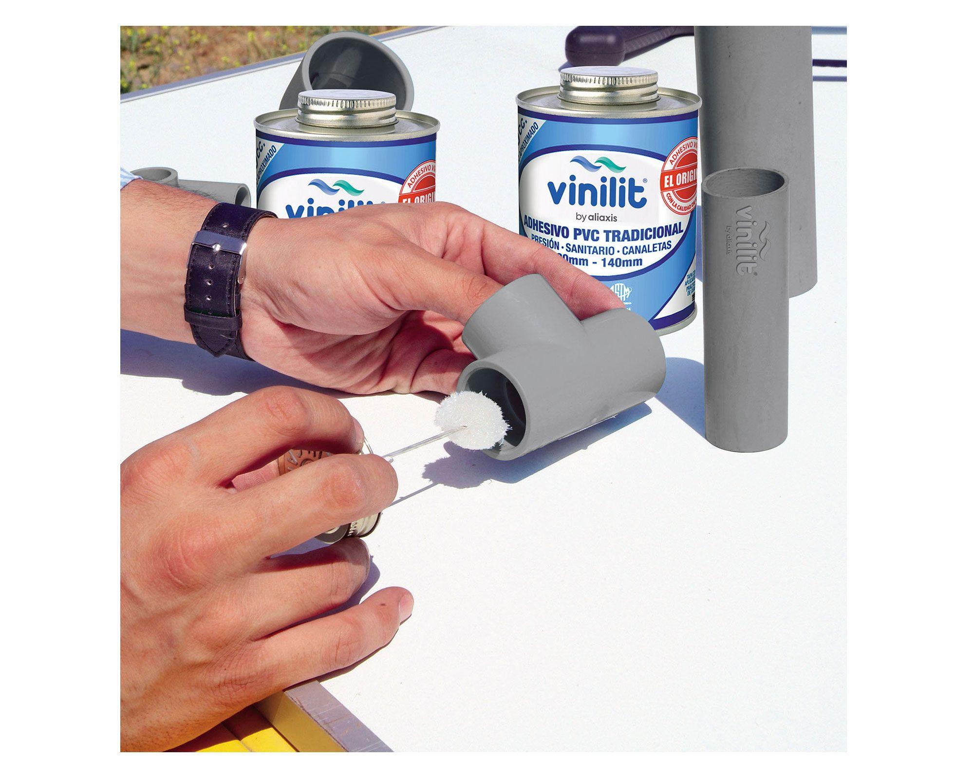 Adhesivo PVC 240 cc tradicional con aplicador Vinilit-1