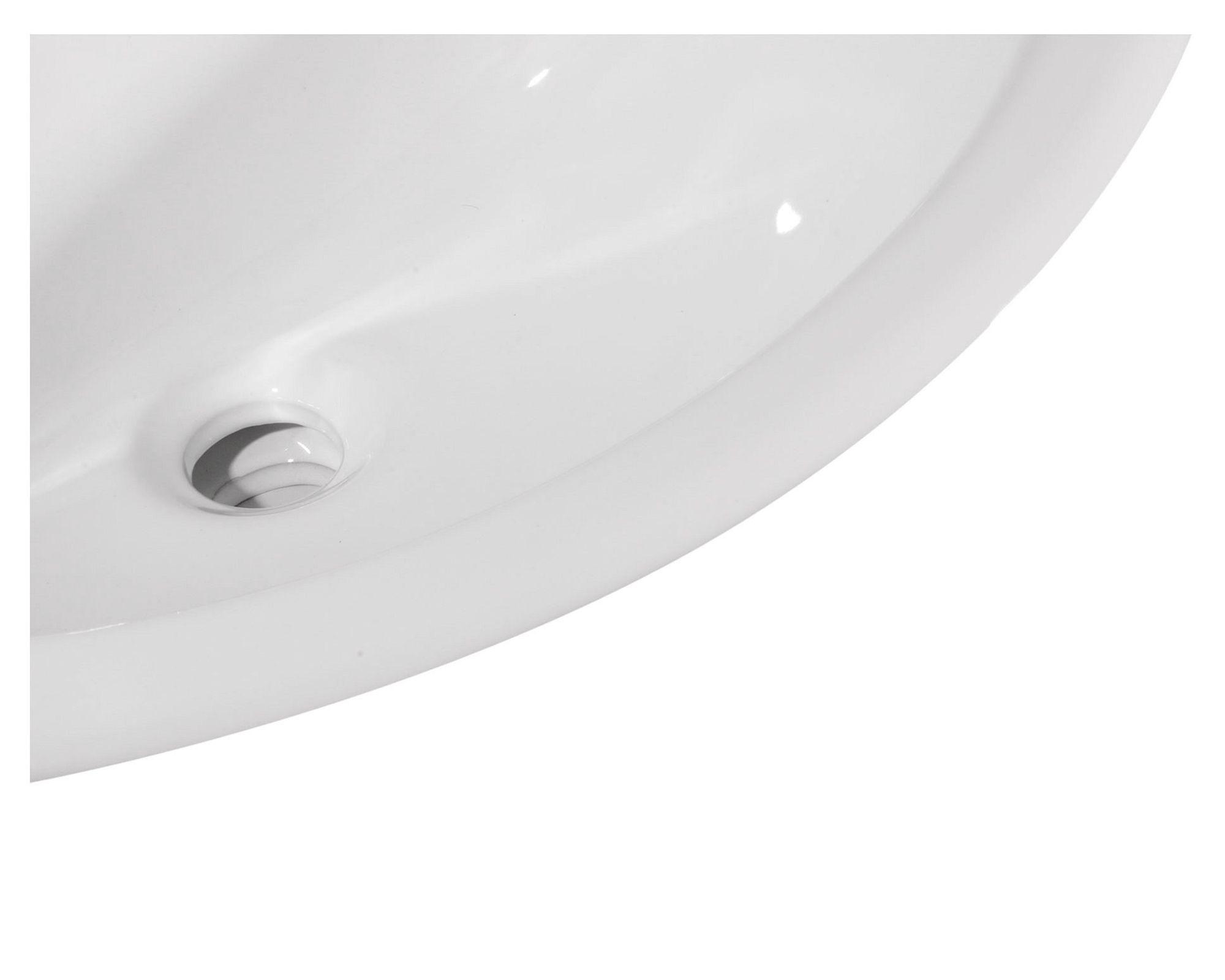 Lavamanos sobreponer 57,5x49 cm blanco Vessanti-3
