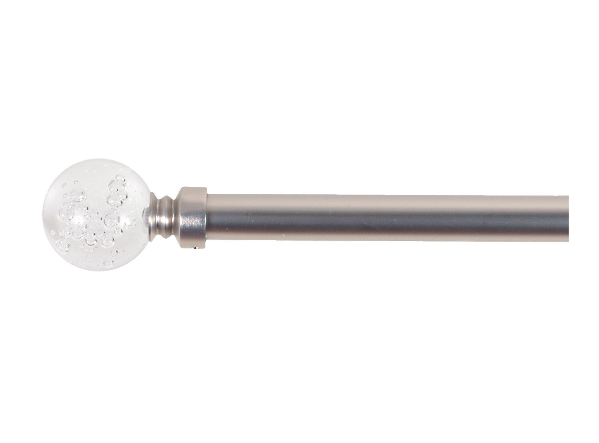 Barra extensible 120/210 cm cristal nickel satinado Cotidiana-0