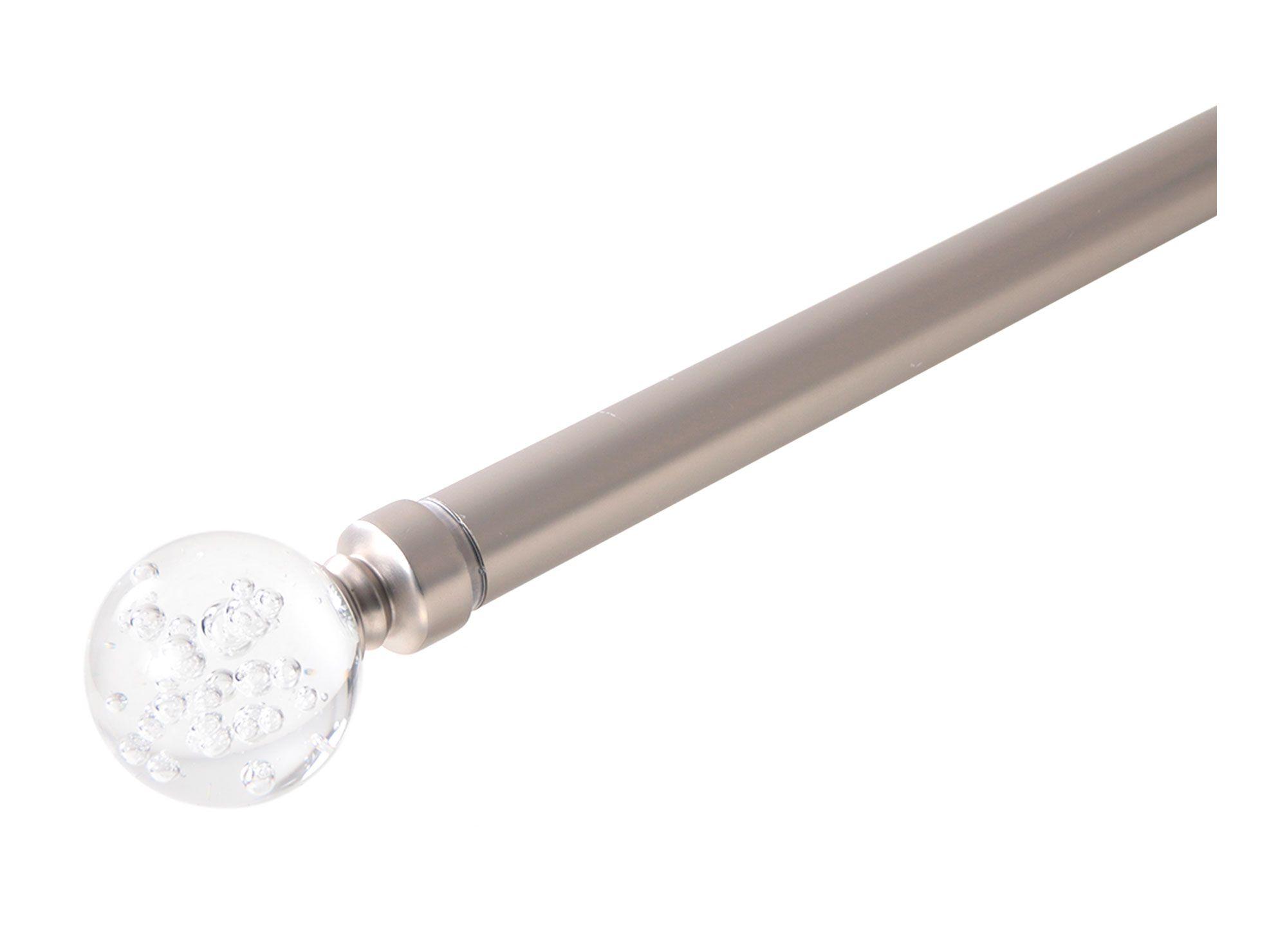Barra extensible 120/210 cm cristal nickel satinado Cotidiana-1