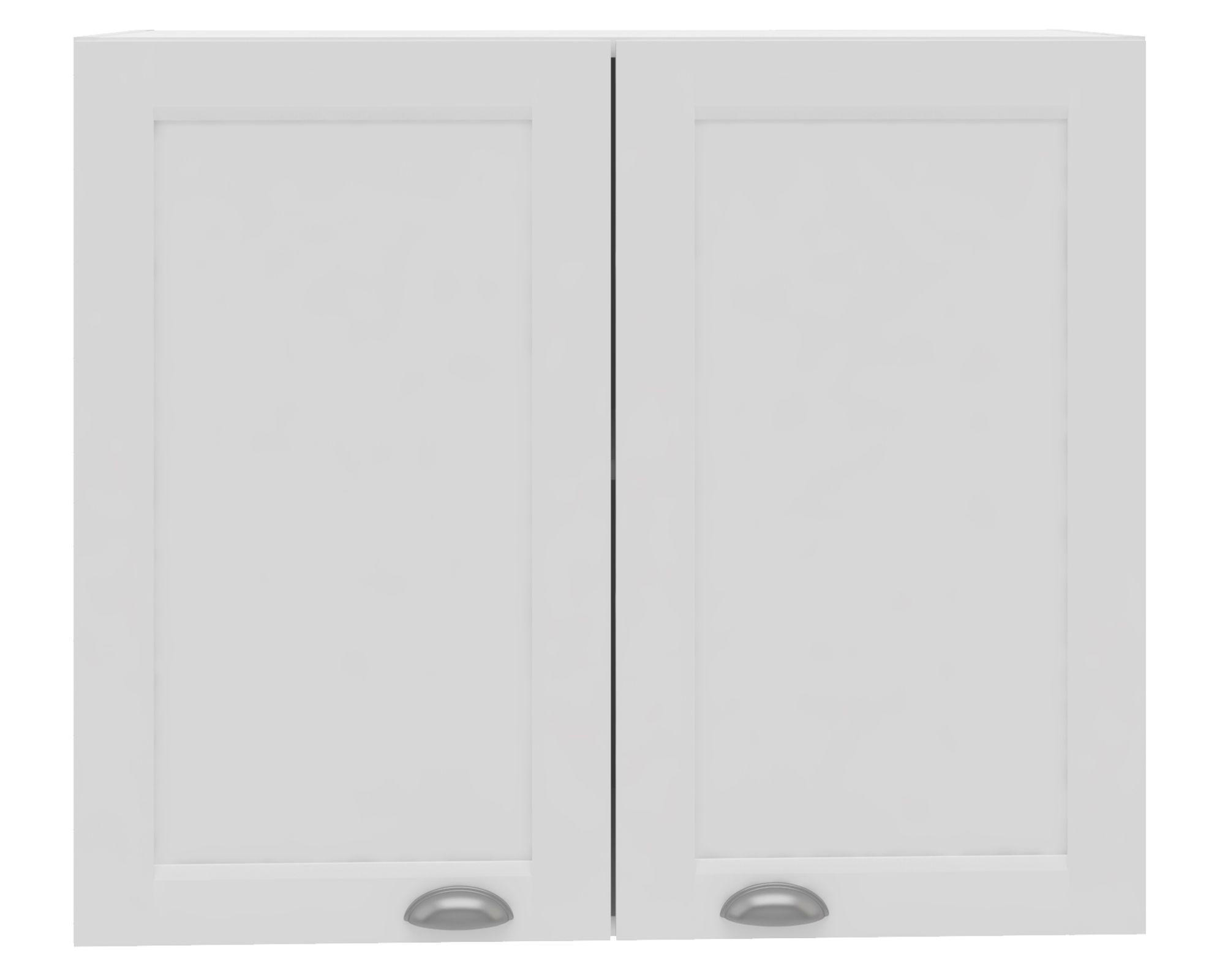 Mueble cocina mural 80 cm 2 puertas Premier blanco-0