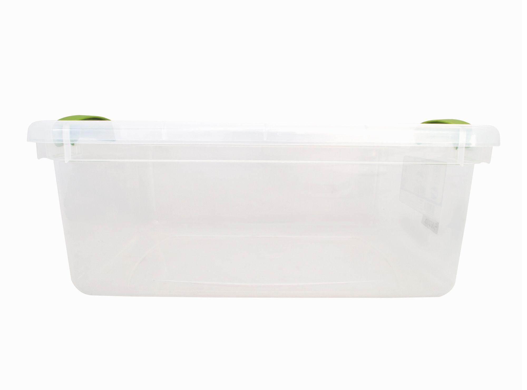 Caja organizadora 15 litros Wenbox transparente Wenco.-1