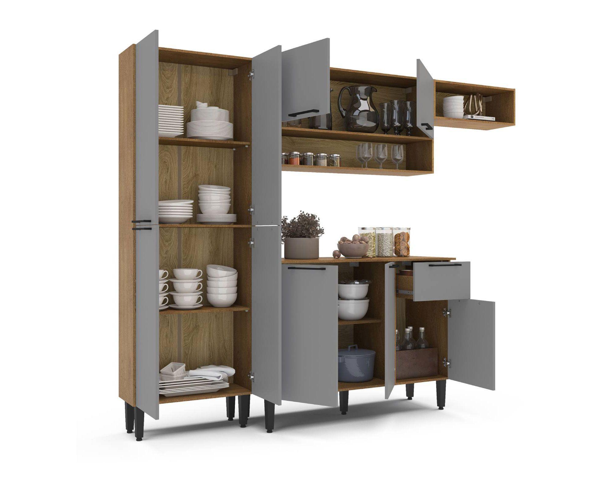 Kit Cocina 9 puertas 1 cajón Madri 183x232.4x44.8 cm-2