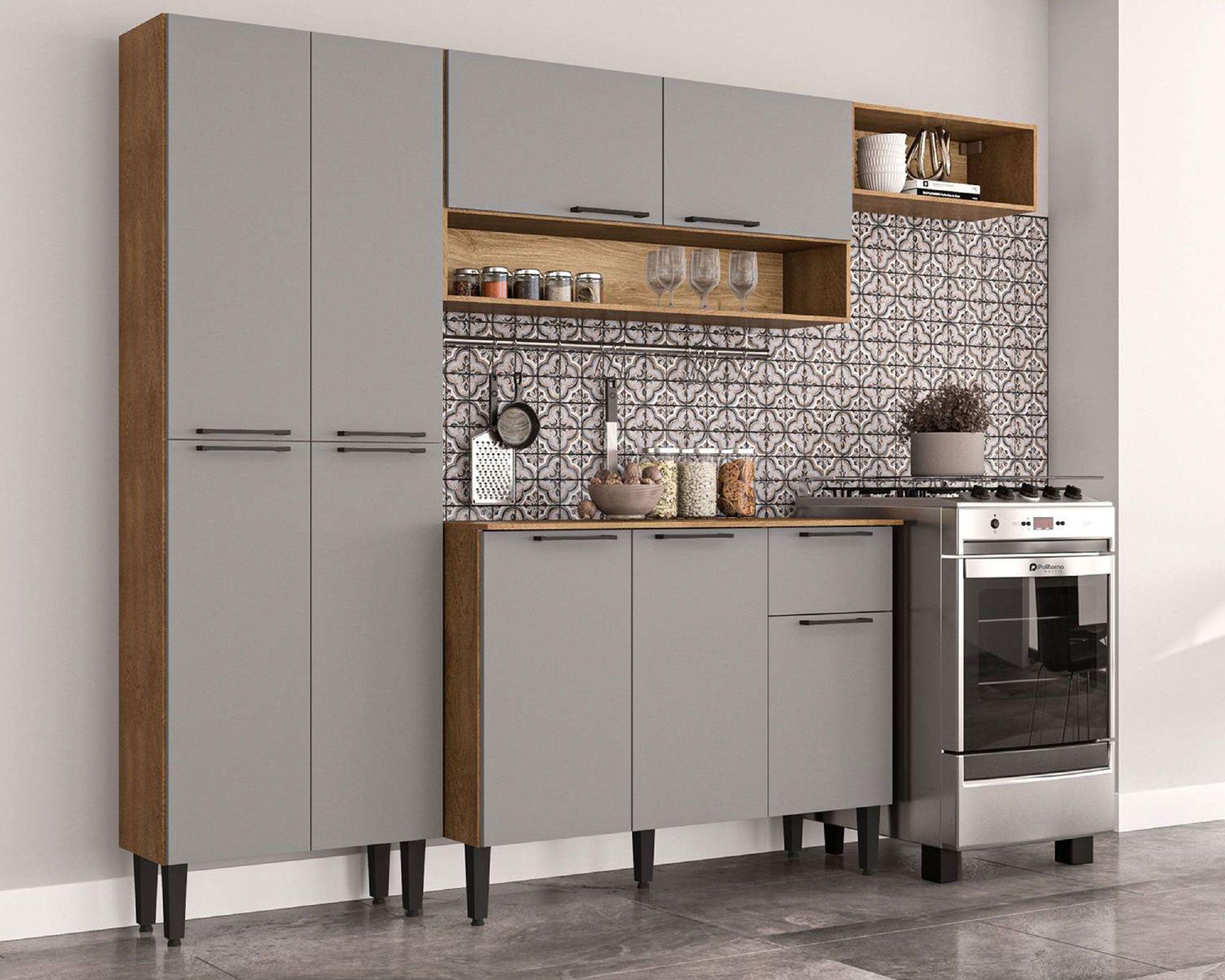 Kit Cocina 9 puertas 1 cajón Madri 183x232.4x44.8 cm-3