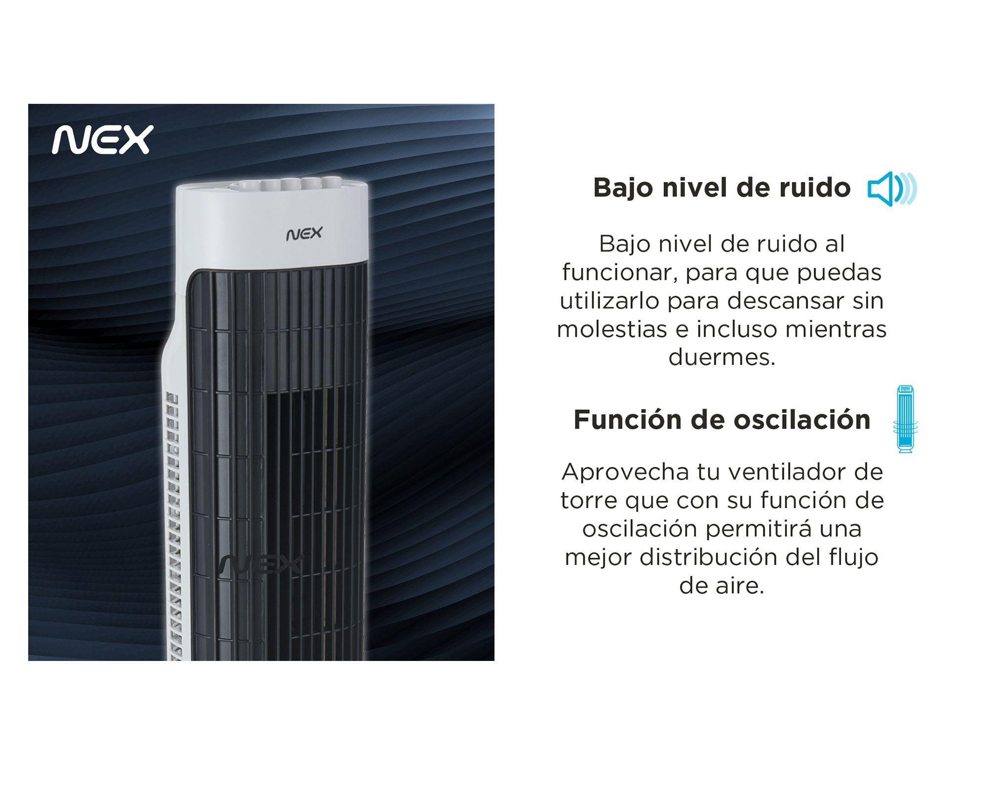 Ventilador torre 35W TWF4500 Nex-8