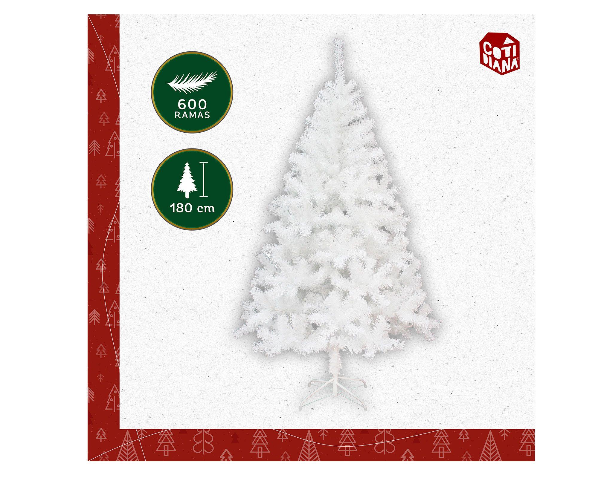 Árbol navidad 180 cm 600 ramas Pino Canadiense Cotidiana-2