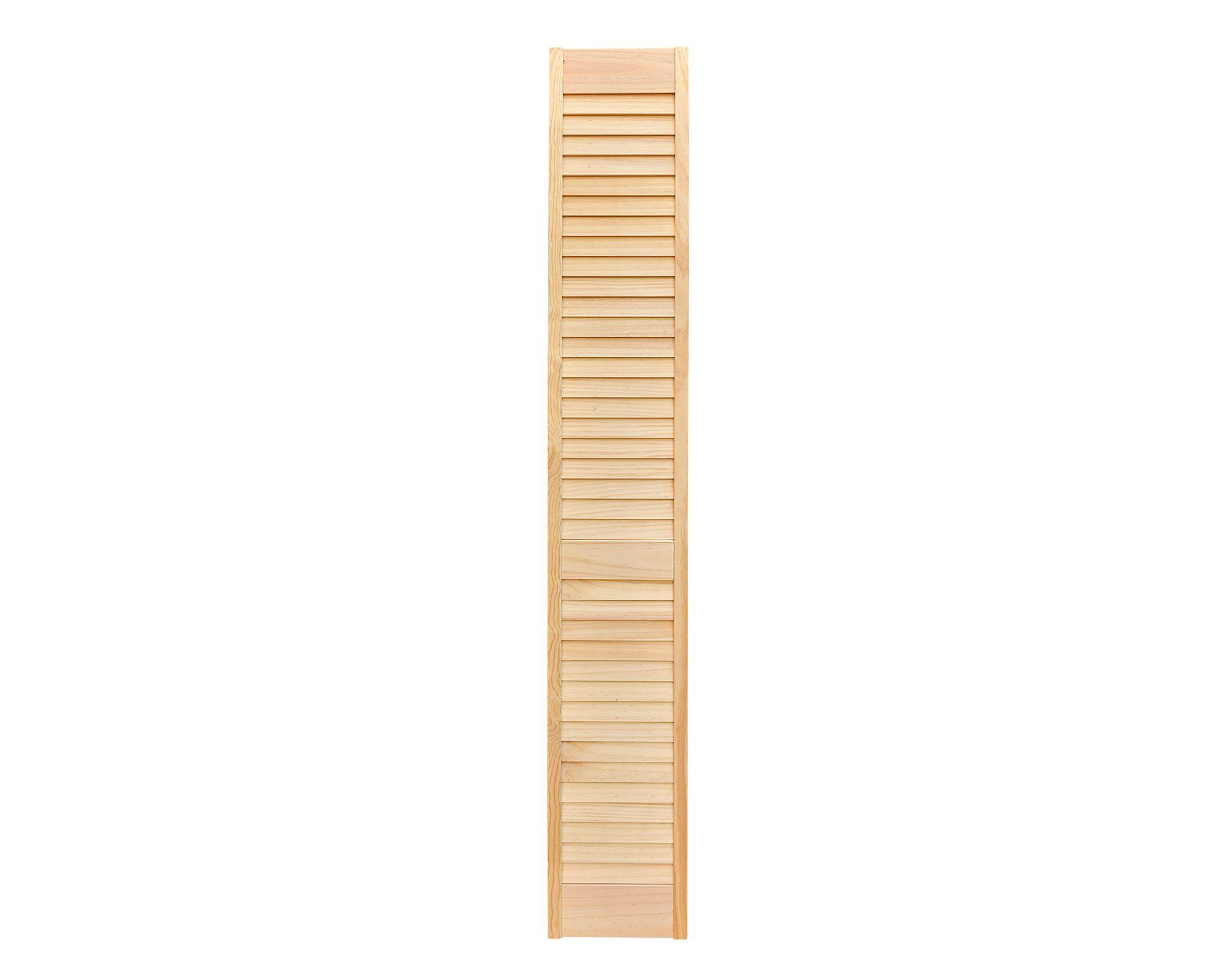 Puerta Clóset Hoja Celosía 40x200 cm Pino Radiata Temsa-1